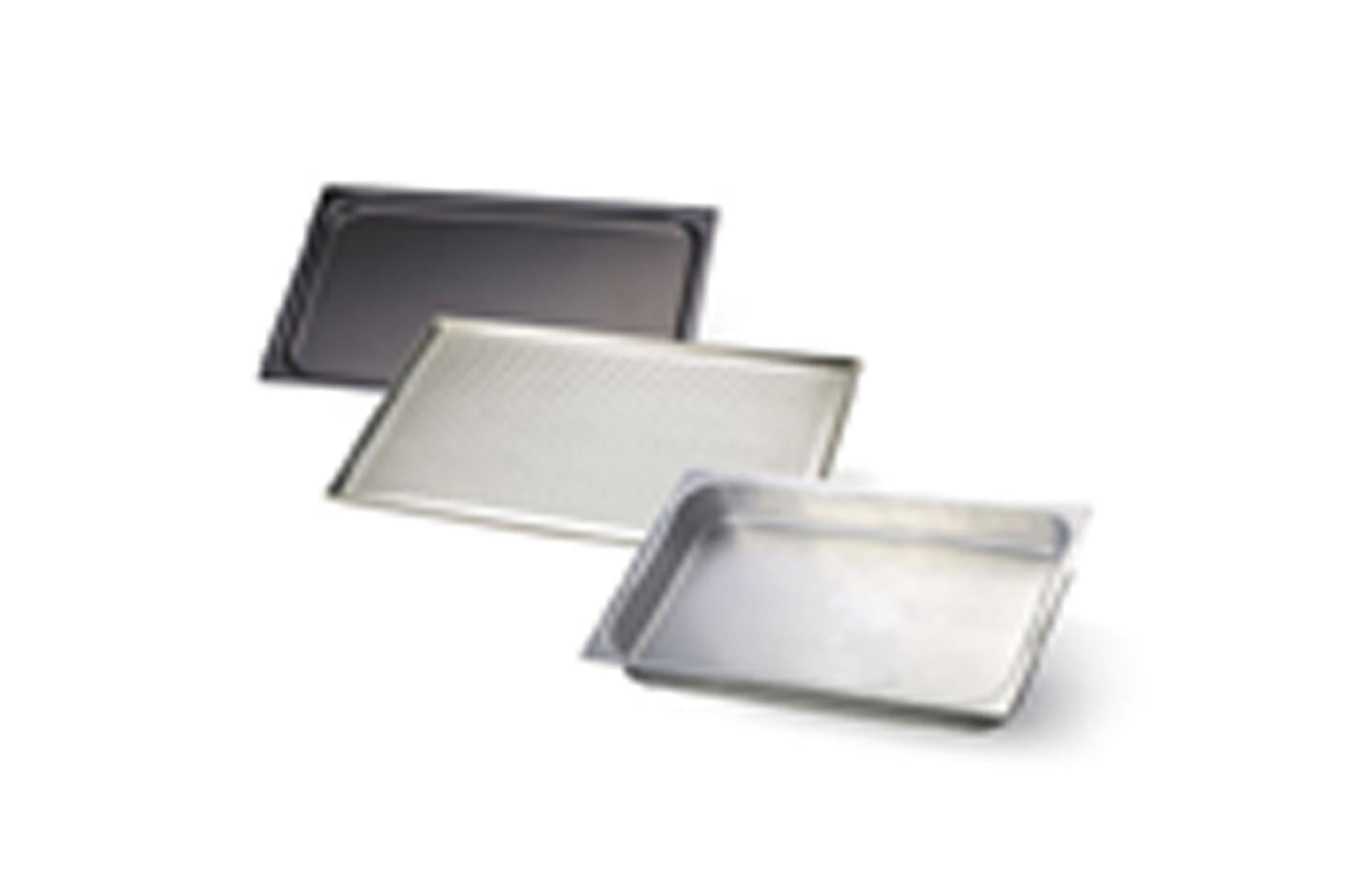 Agnelli Teglia Gastronorm Antiaderente H.6.5 cm - 52 x 32.5 cm In Lega Con Rivestimento Antiaderente