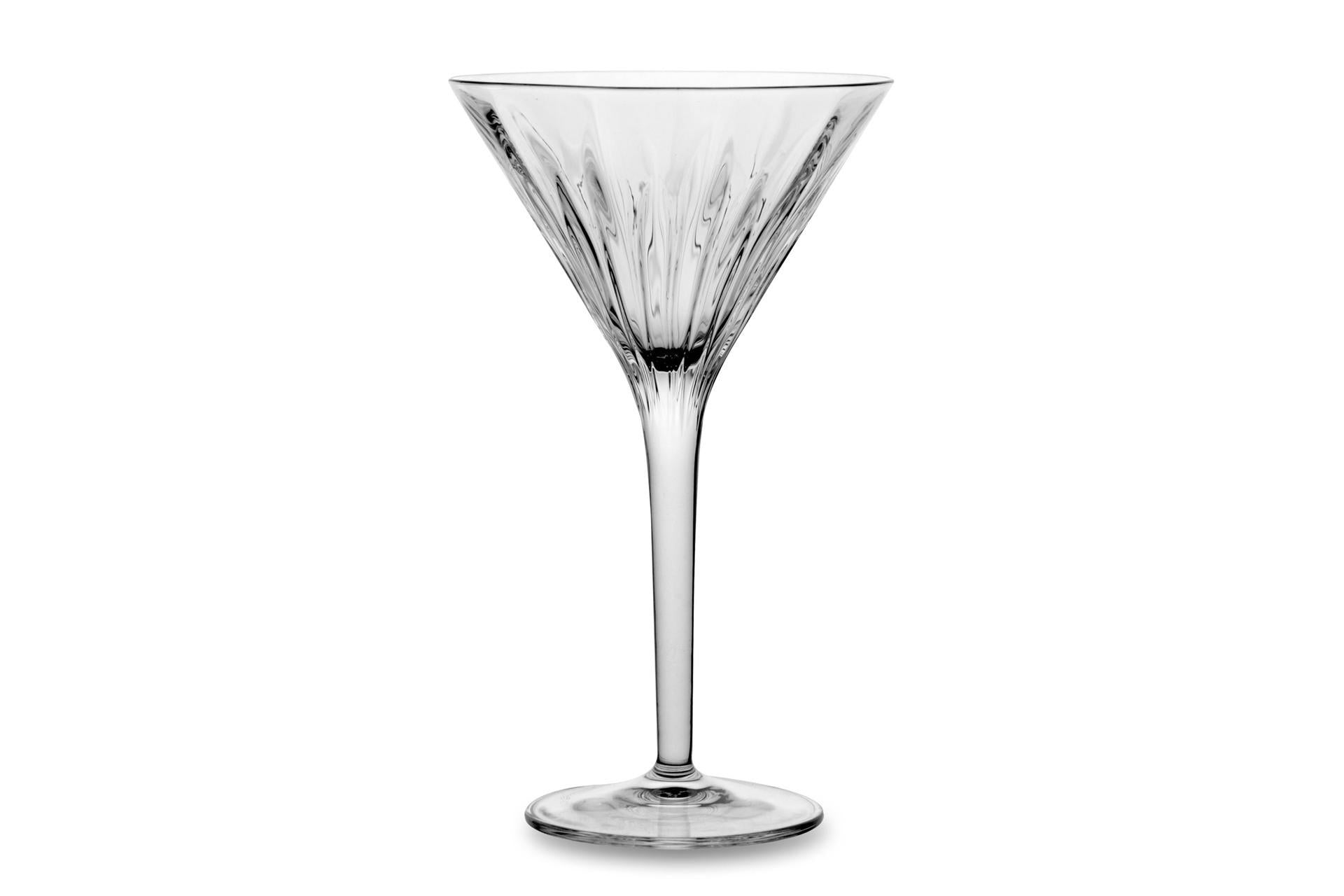Bormioli Luigi Mixology Set 6 Calici Martini 21.5 cl In Vetro Ultra Clear - Set 6 Pz