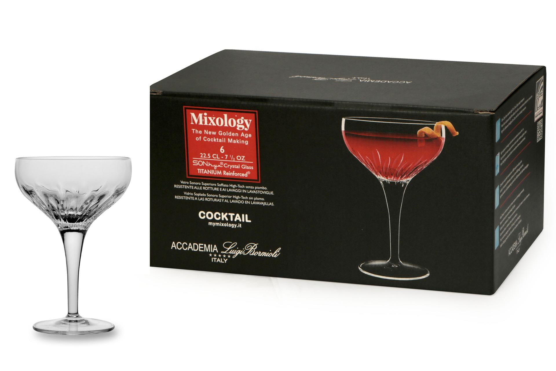 Bormioli Luigi Mixology Set 6 Calici Cocktail 22.5 cl In Vetro Ultra Clear - Set 6 Pz 3
