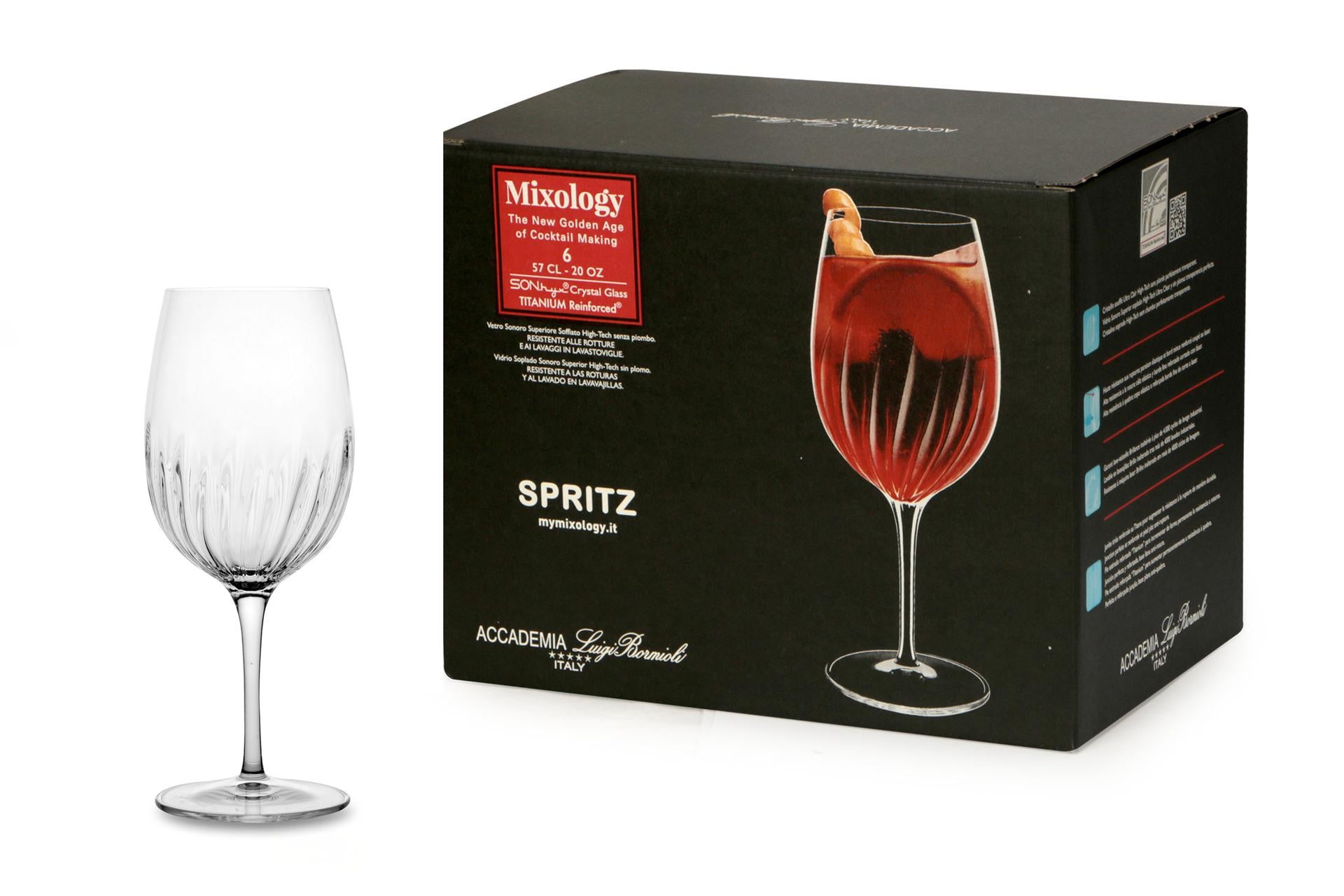 Bormioli Luigi Mixology Set 6 Calici Spritz 57 cl - Vetro Ultra Clear - Set 6 Pz 3