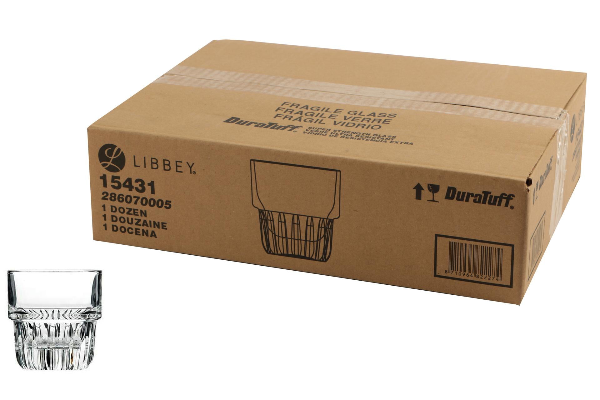 Everest Summit Set 12 Bicchieri Juice 14.8 cl In Vetro Temperato Impilabile - Set 12 Pz