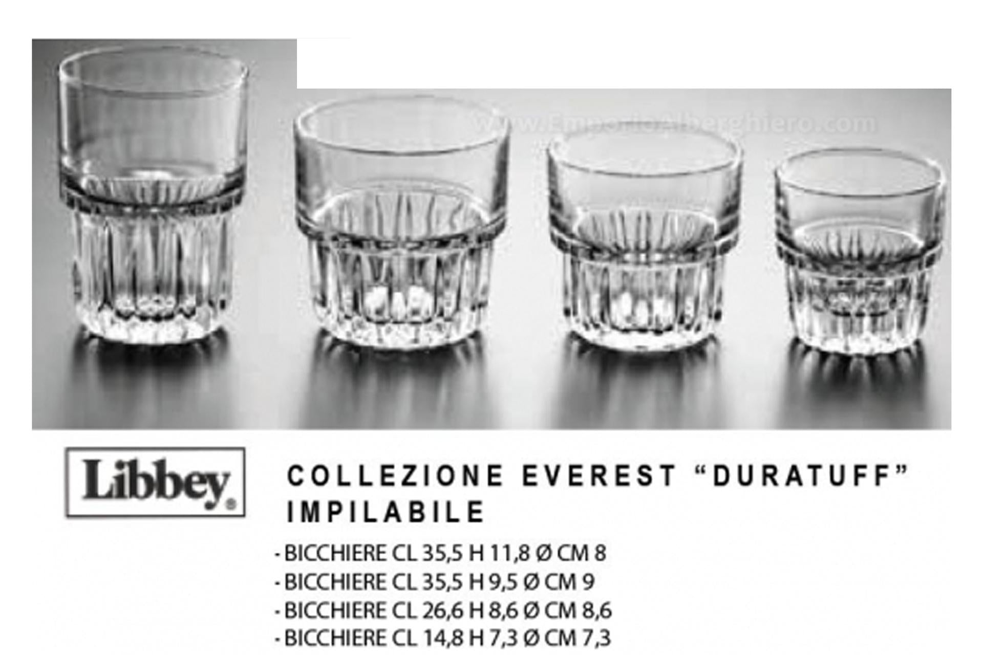 Everest Summit Set 12 Bicchieri Juice 14.8 cl In Vetro Temperato Impilabile - Set 12 Pz 5