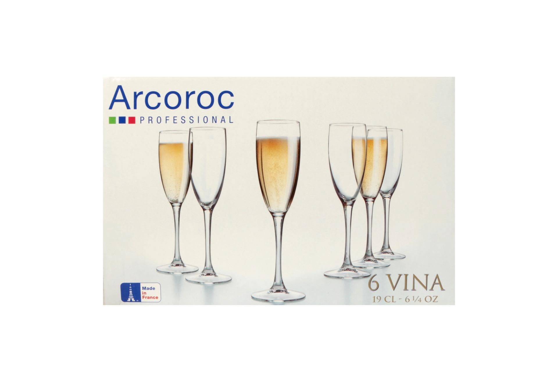 Arcoroc Vina Cabernet Tulip Calice Flute 19 cl - Set 6 Pz 4