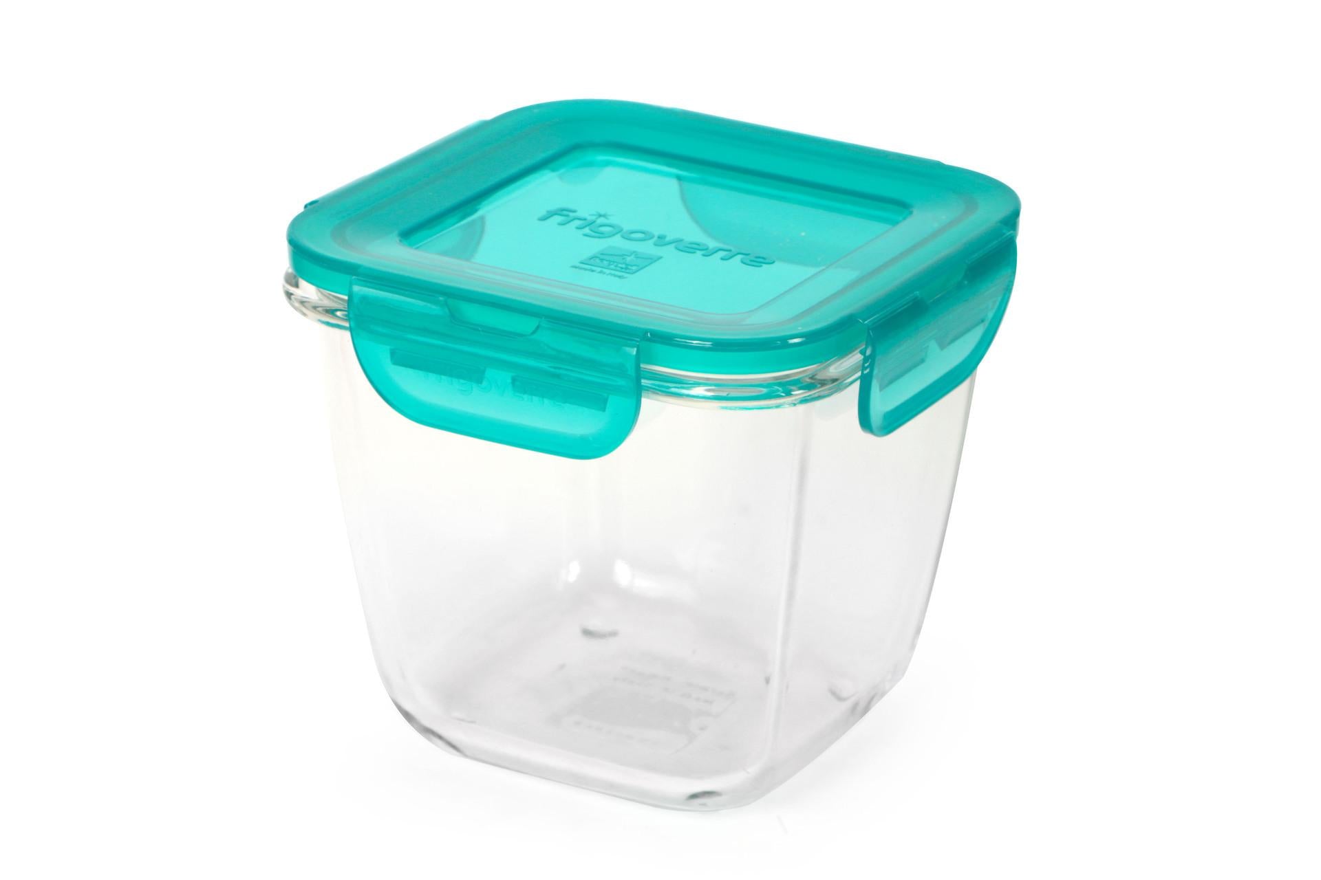 Bormioli Rocco Frigoverre Evolution Contenitore Quadrato 12x12 cm Alta Con Chiusura Ermetica - Set 12 Pz 1