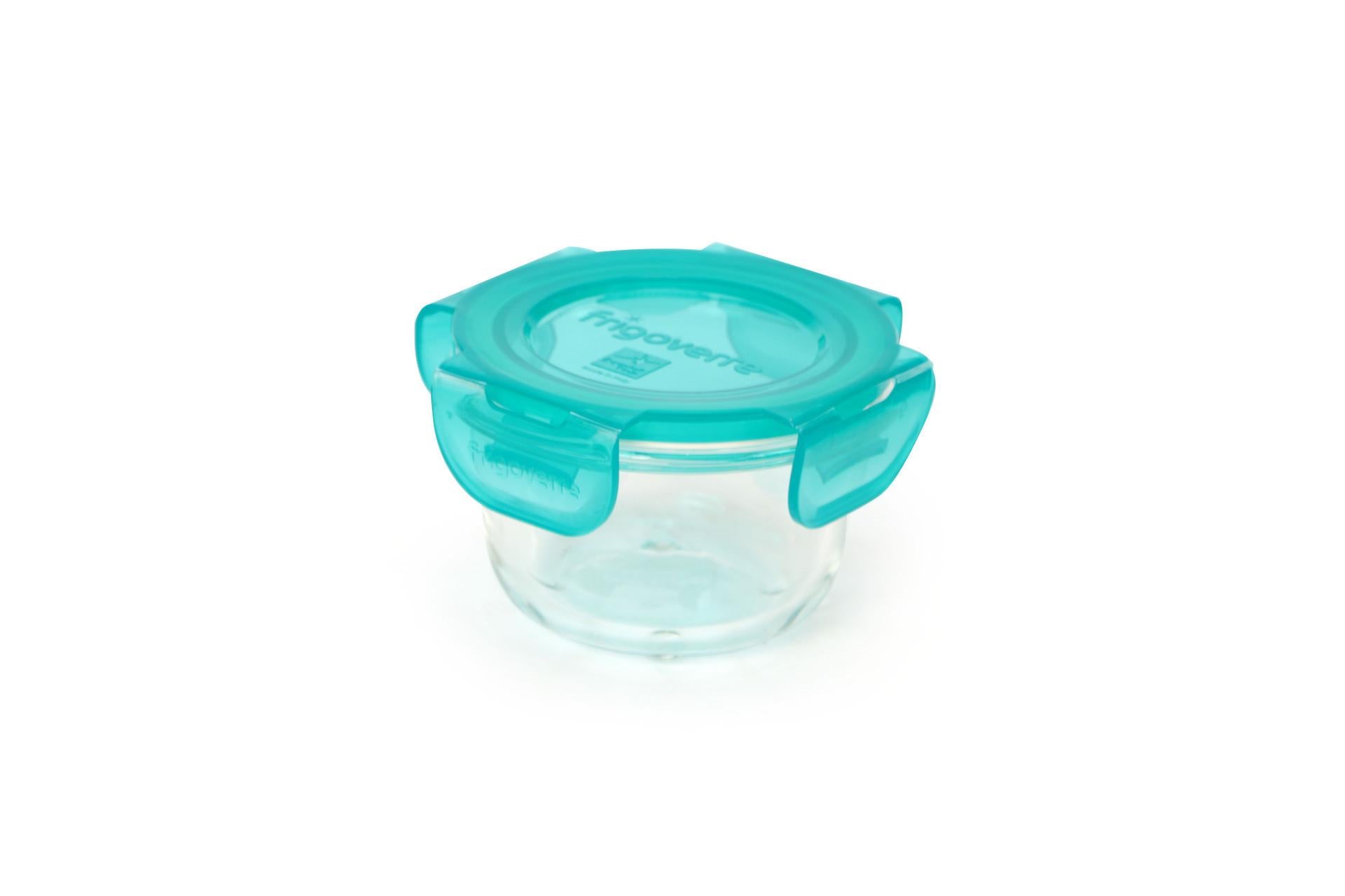 Bormioli Rocco Frigoverre Evolution Contenitore Tondo Ø10 cm - Per Conservazione Frigorifero e Freezer, Riscaldamento Forno e Microonde - Set 12 Pz 1