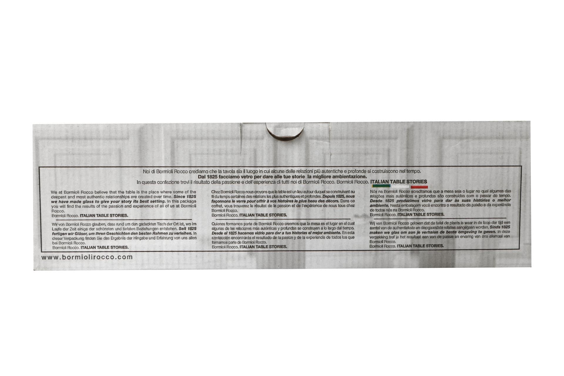 Bormioli Rocco Kaleido Tazza Cappuccino Cl22 In Vetro Temperato - Set 6 Pz 6