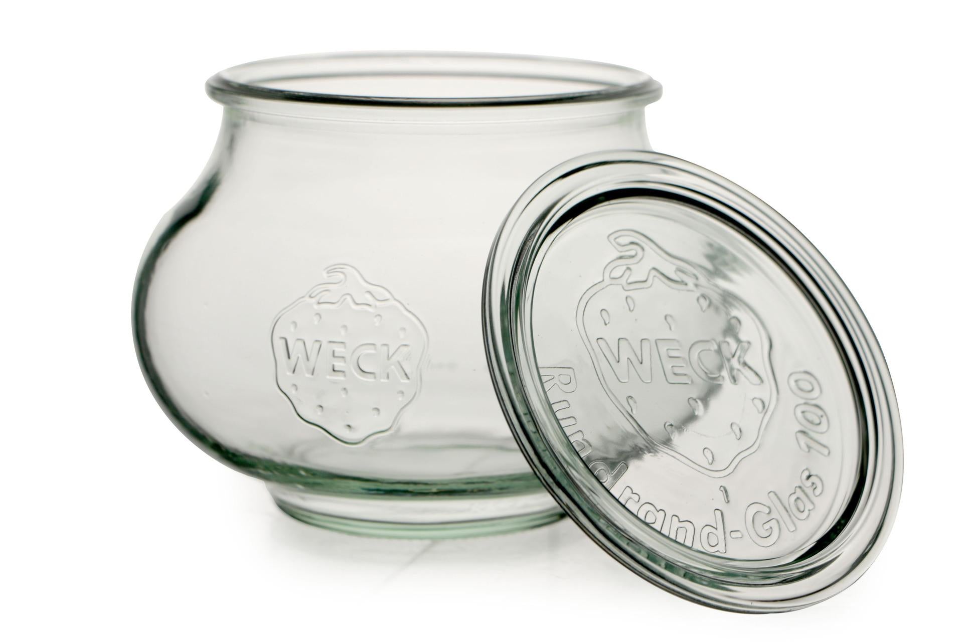 Weck Deco Set 4 Vasetti 1062 ml Con Coperchio - Design Versatile - Set 4 Pz