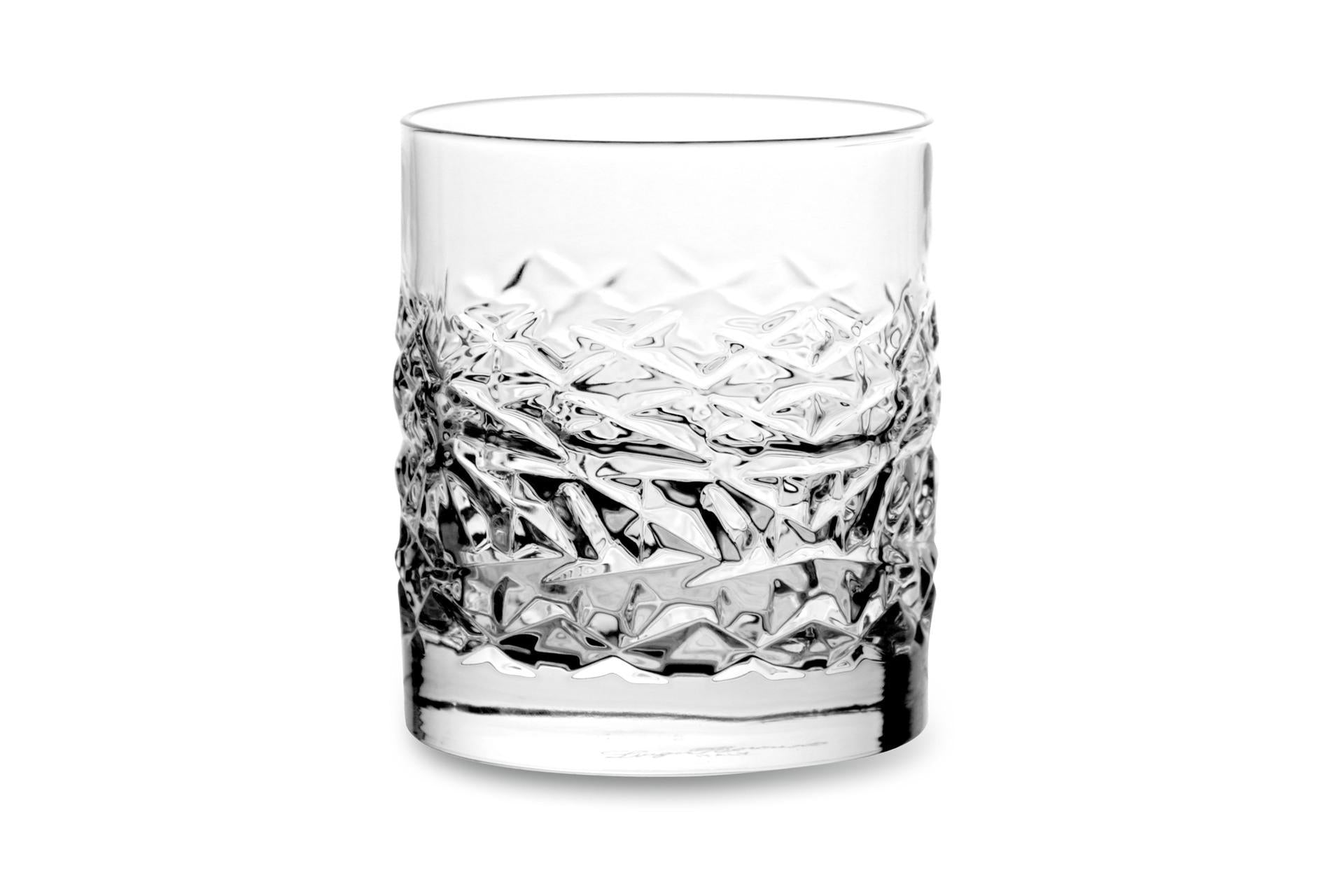 Bormioli Luigi Mixology Texture Set 6 Bicchieri DOF 38 cl - Linea Mixology di Lusso per Barware - Set 6 Pz