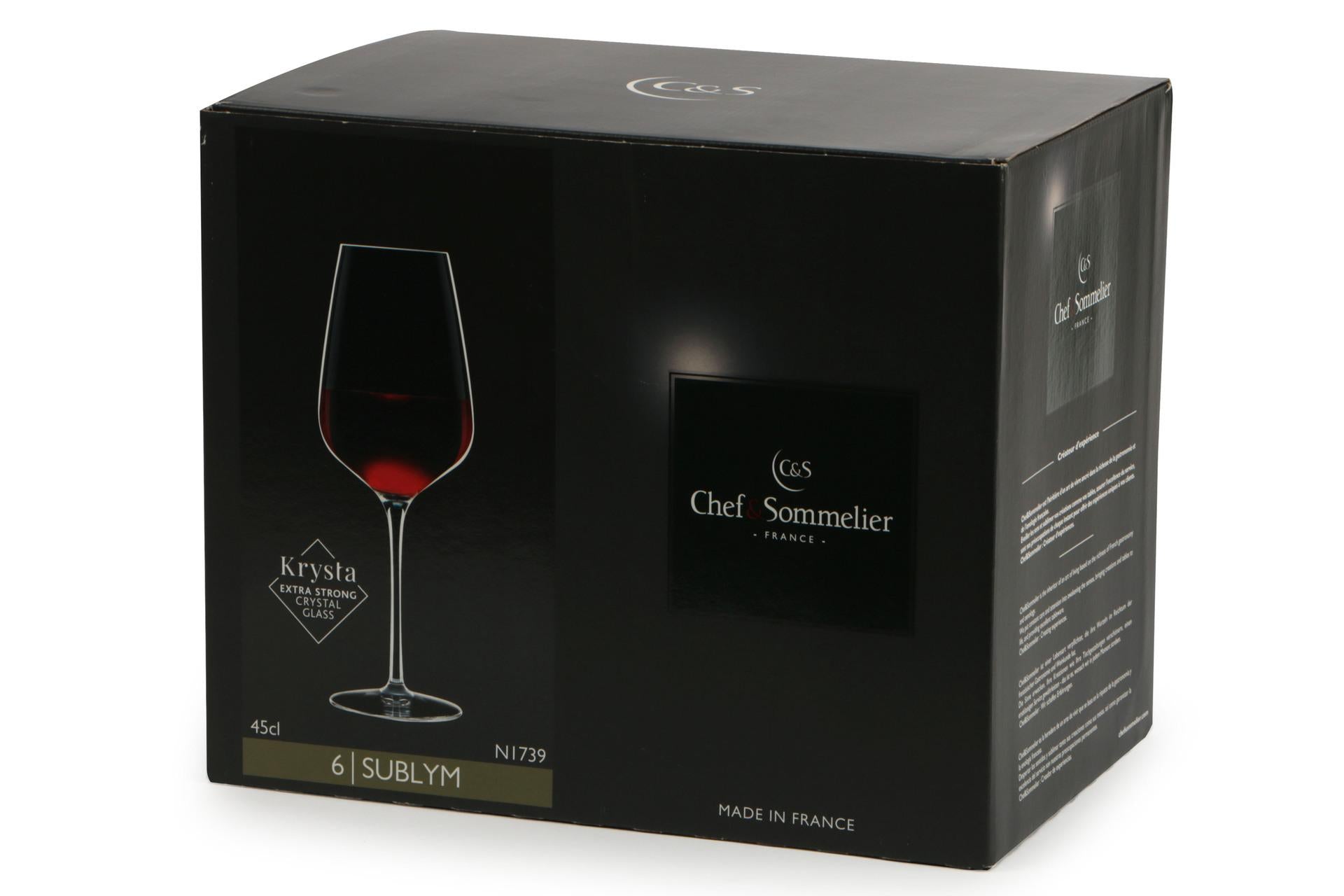 Arcoroc Sublym Calice Large 45 cl - Calice da Vino In Vetro Cristallino Chef Sommelier - Set 6 Pz 4