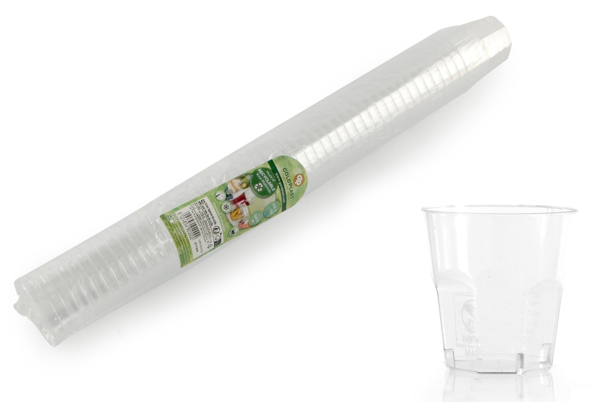 Gold Plast Confezione 50 Bicchierini 40 cc con Tacca 30 cc - Set 50 Pz 6