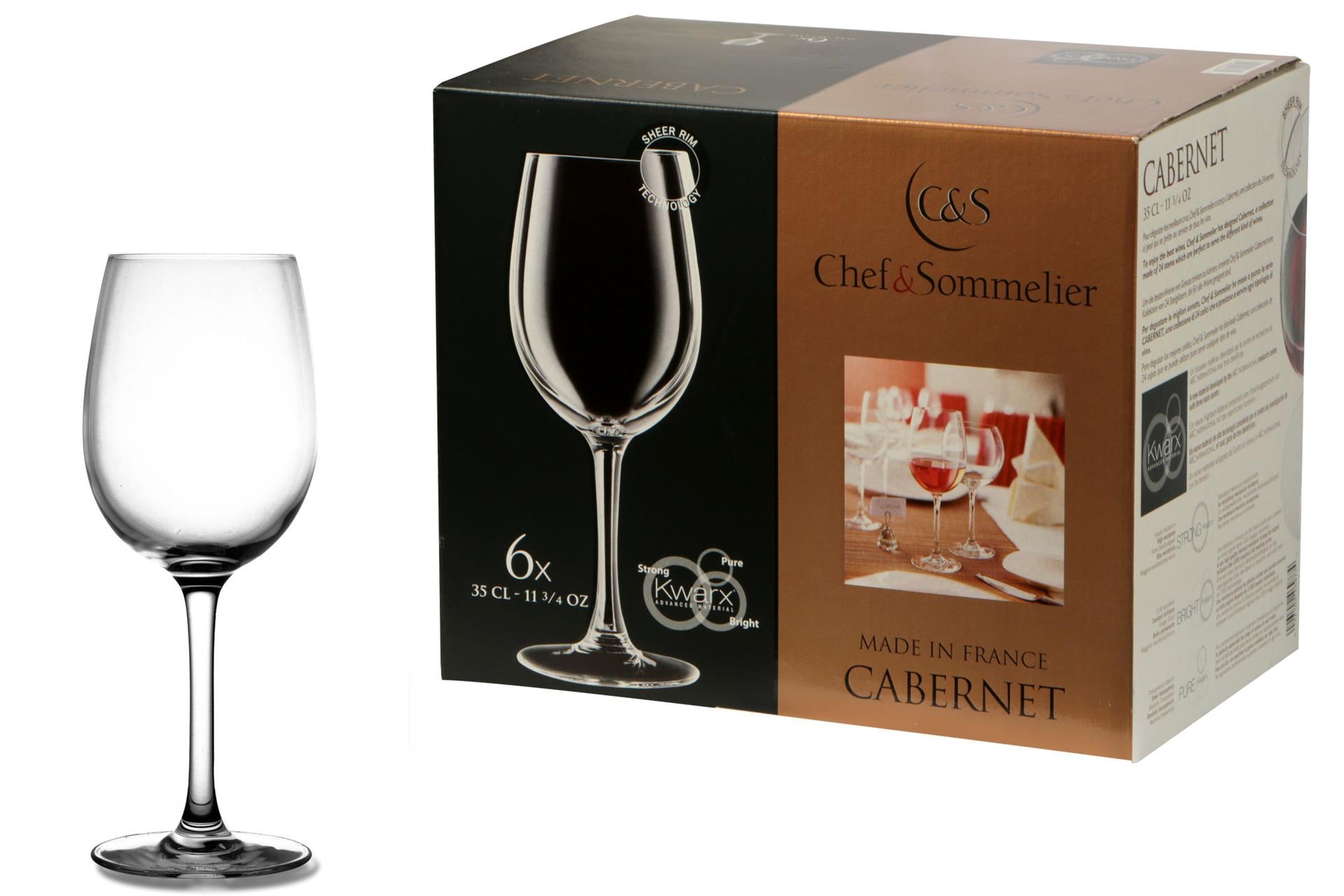 Arcoroc Cabernet Tulipe Calice 35 cl - In Vetro Cristallino Superiore Krysta - Set 6 Pz 3