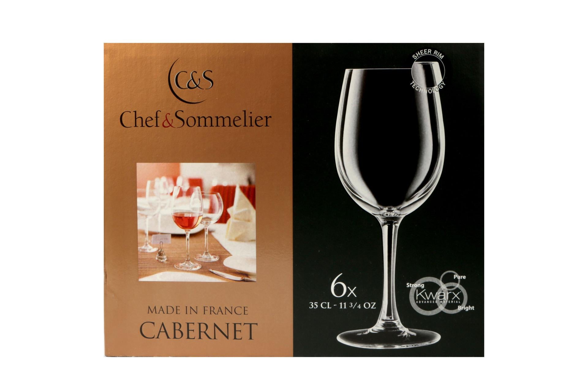 Arcoroc Cabernet Tulipe Calice 35 cl - In Vetro Cristallino Superiore Krysta - Set 6 Pz 8