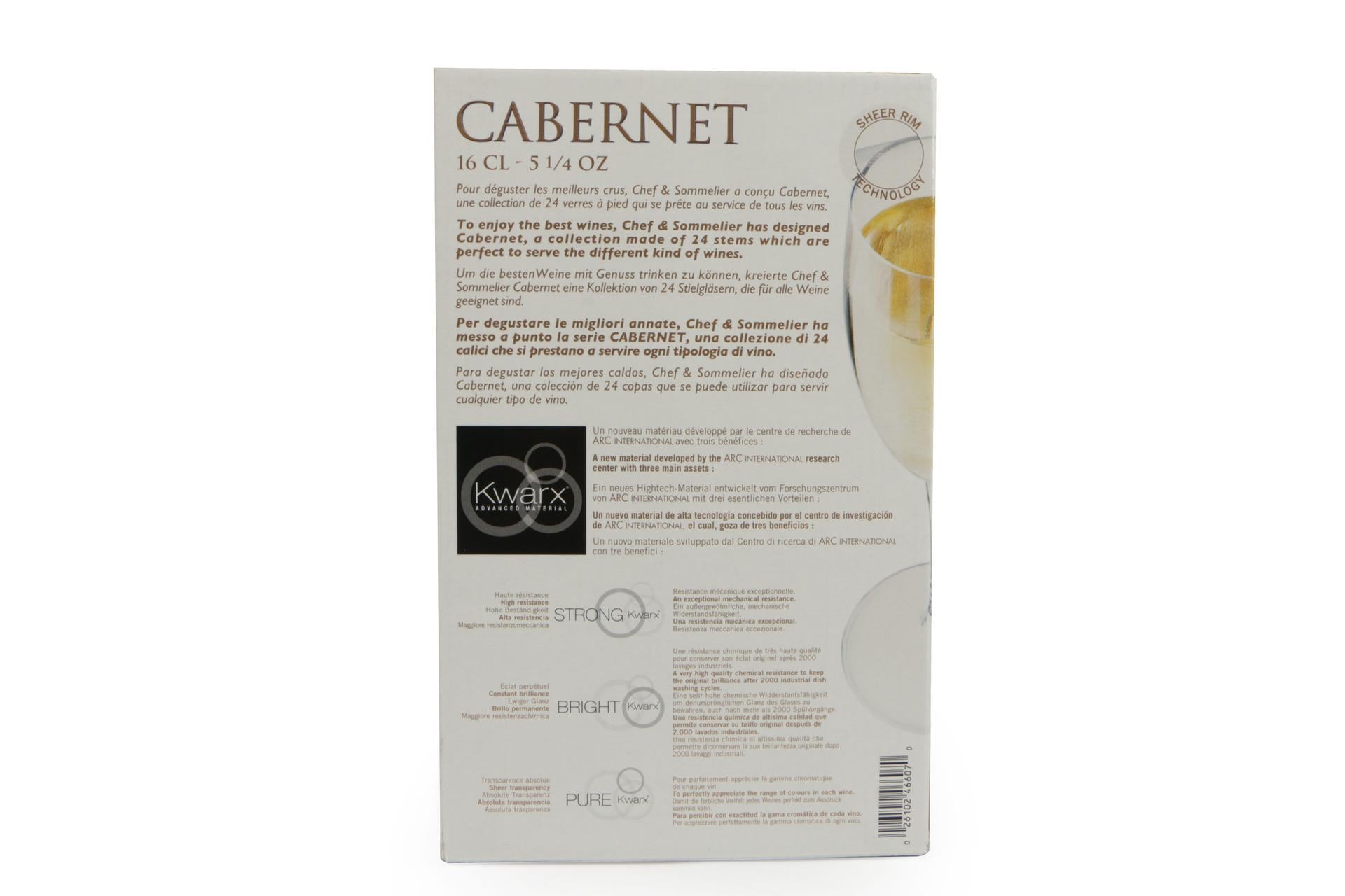 Arcoroc Cabernet Tulipe Calice Flut 16 cl In Vetro - Set 6 Pz 5