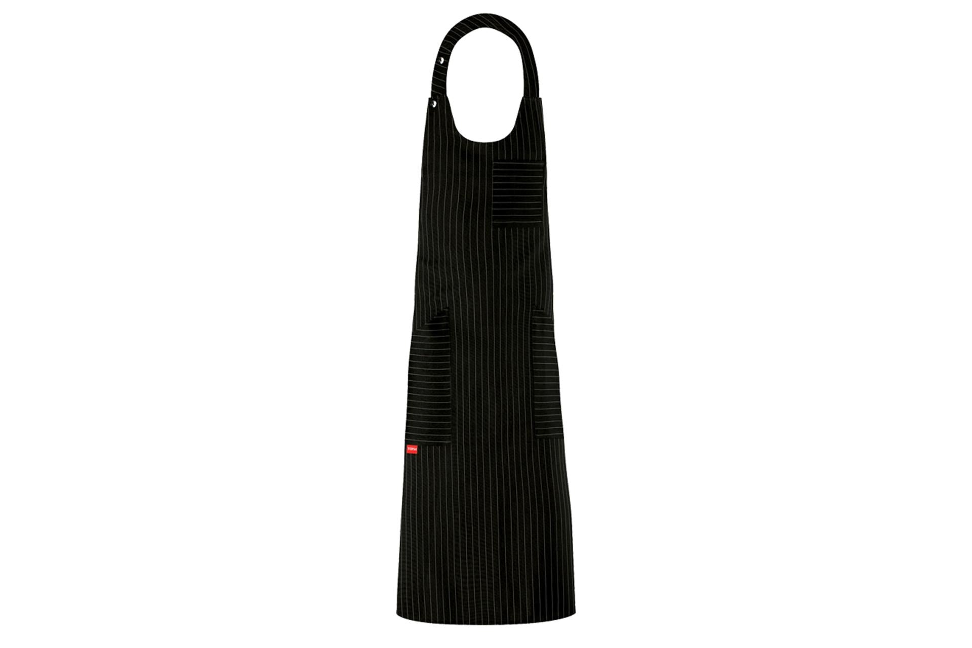 Toma Grembiule Bistro Nero Gessato
