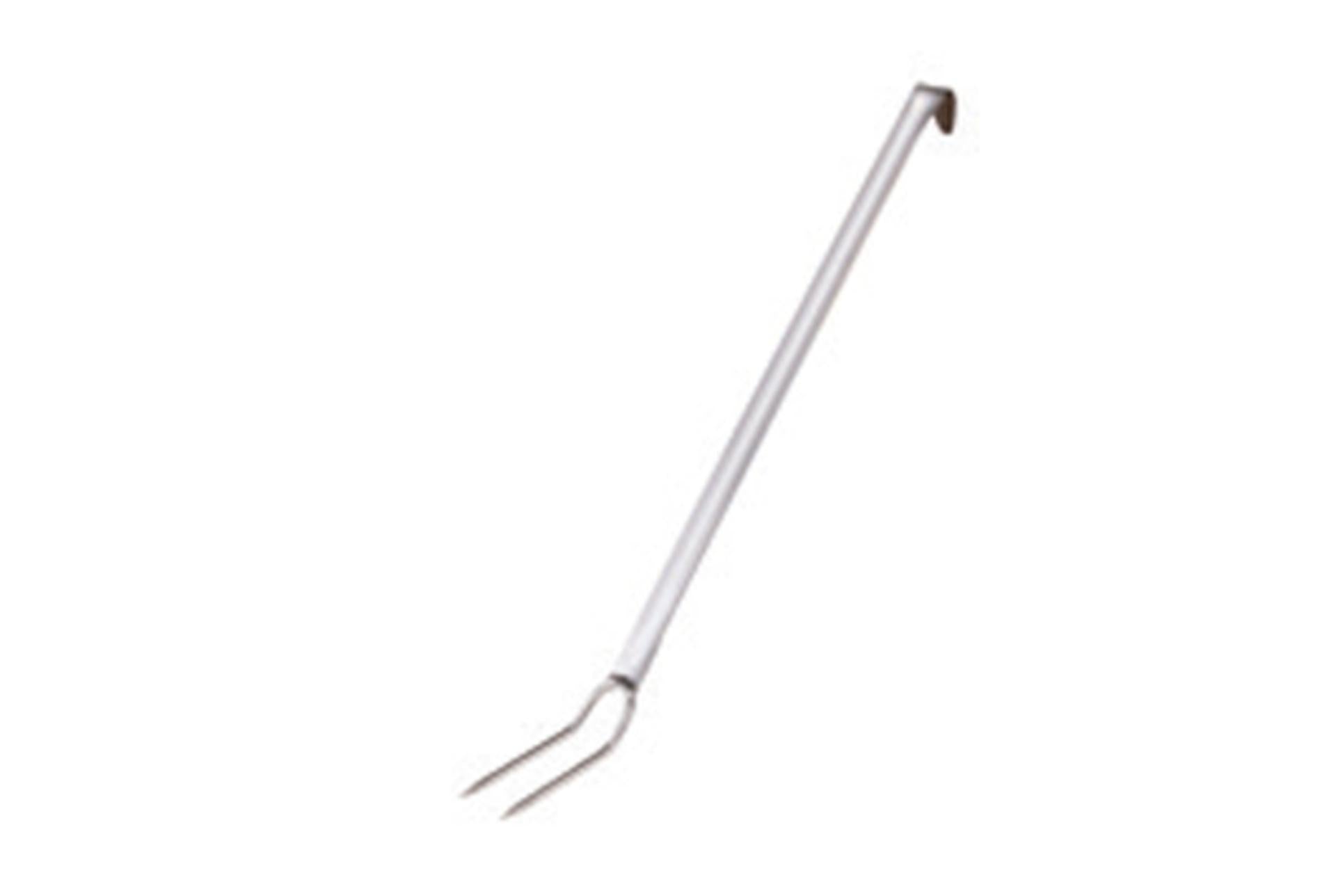 Agnelli Forchettone 2 Punte Inox 50 cm - Unipezzo In Acciaio Inox