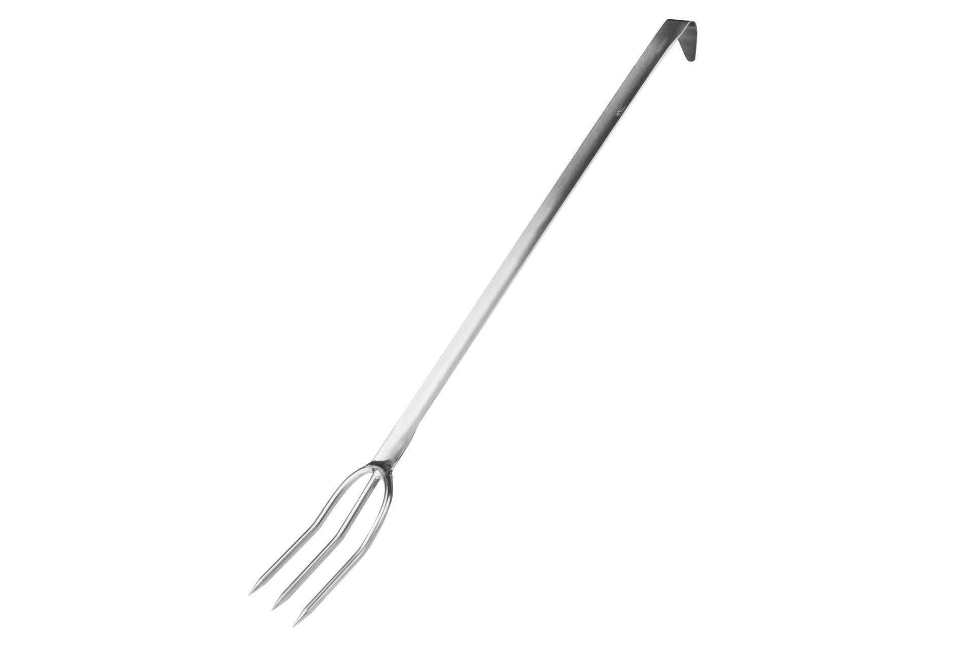 Agnelli Forchettone 3 Punte Inox 50 cm - Unipezzo In Acciaio Inox