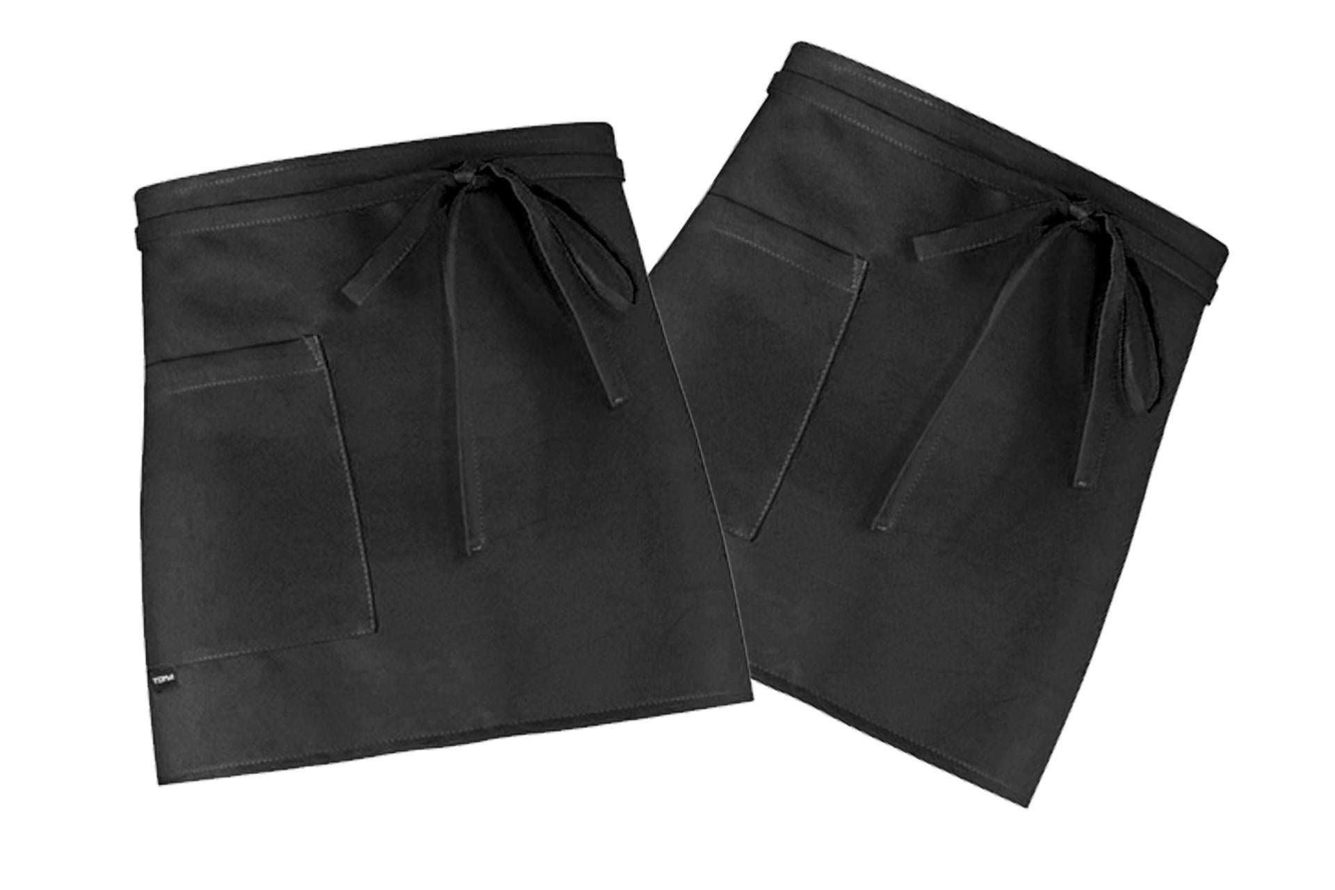 Toma Grembiule Dakota Caffetteria Nero - Confezione da 2 Pezzi - Set 2 Pz