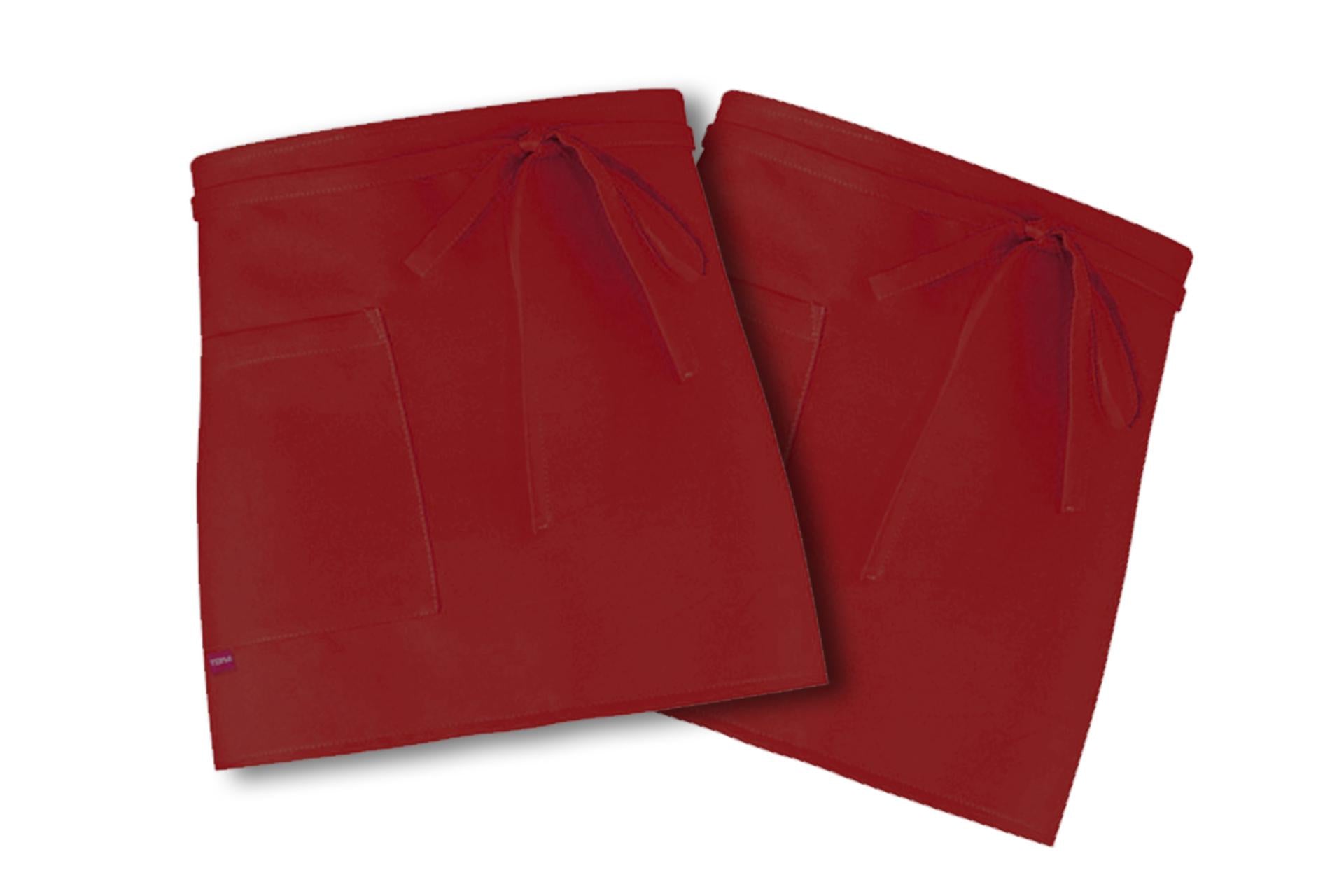 Toma Grembiule Dakota Caffetteria Bordeaux - Confezione da 2 Pezzi - Set 2 Pz