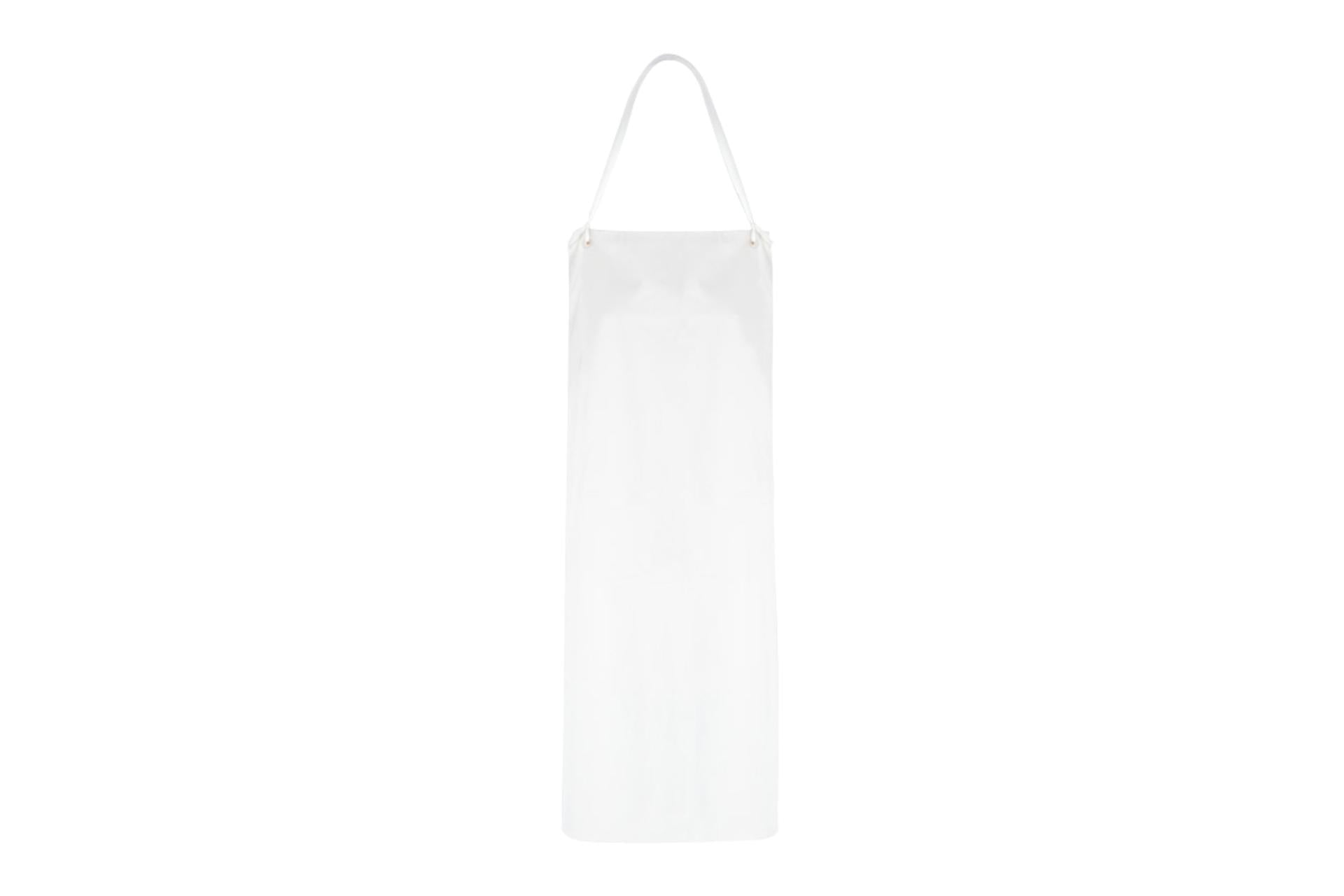 Toma Grembiule Unisex In PVC Bianco