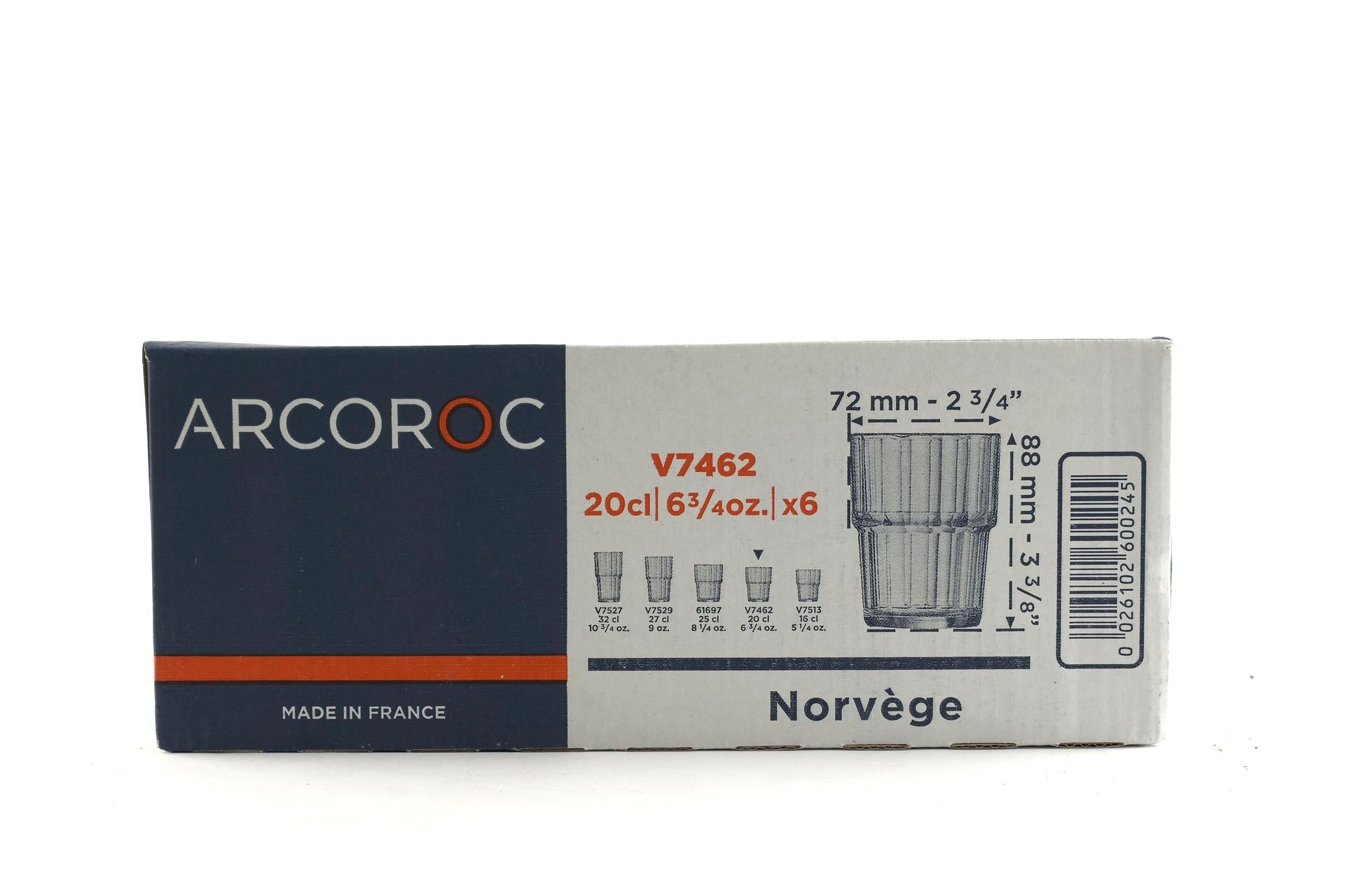 Arcoroc Norvege Set 6 Bicchieri Bassi 20 cl In Vetro Temperato - Set 6 Pz 7