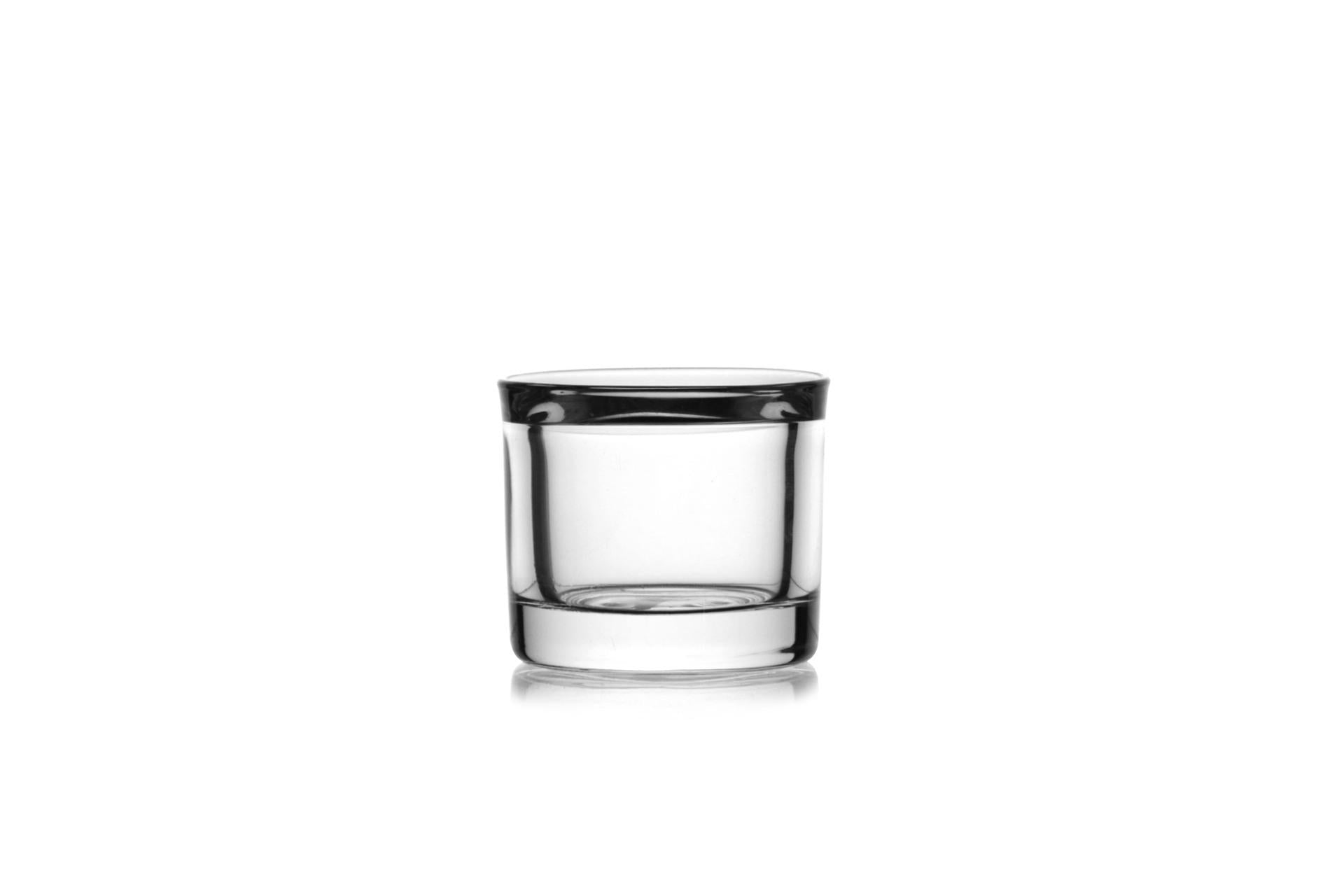 ALE Import Vaso Cilindro In Vetro Spesso 60x60 mm - Linea Accessori per la Tavola - Set 12 Pz