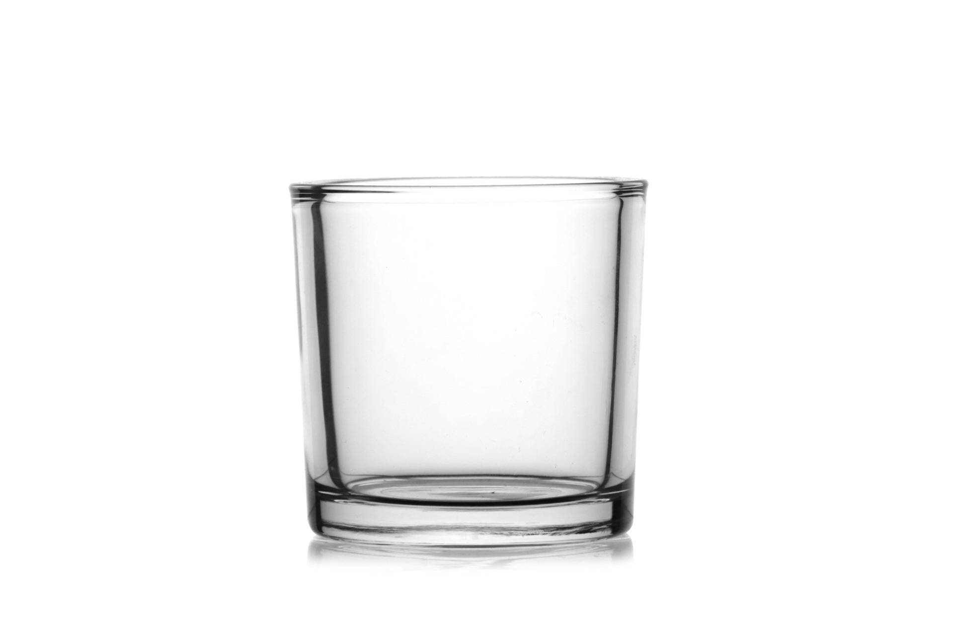 ALE Import Vaso Cilindro In Vetro Spesso Ø10 cm - H.10 cm Linea Accessori per la Tavola - Set 8 Pz