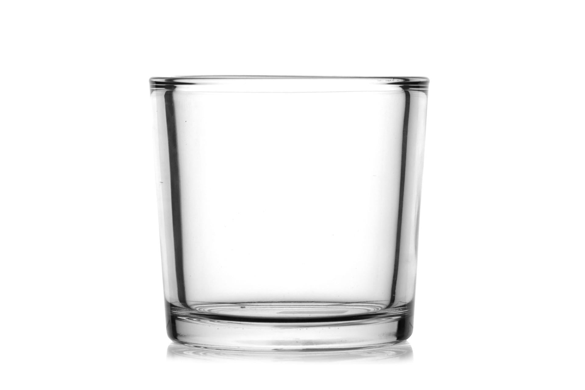 ALE Import Vaso Cilindro In Vetro Spesso 14x14 cm - Linea Accessori per la Tavola - Set 6 Pz