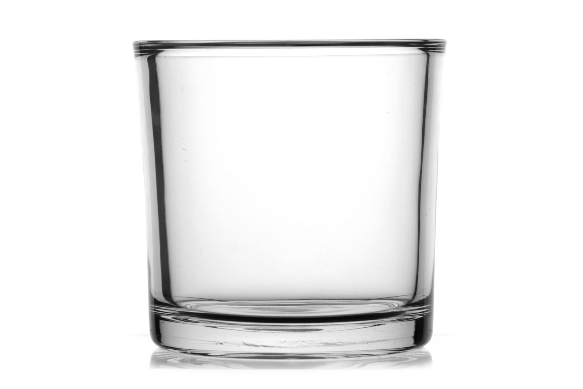 ALE Import Vaso Cilindro In Vetro Spesso 14x14 cm - Linea Accessori per la Tavola - Set 6 Pz