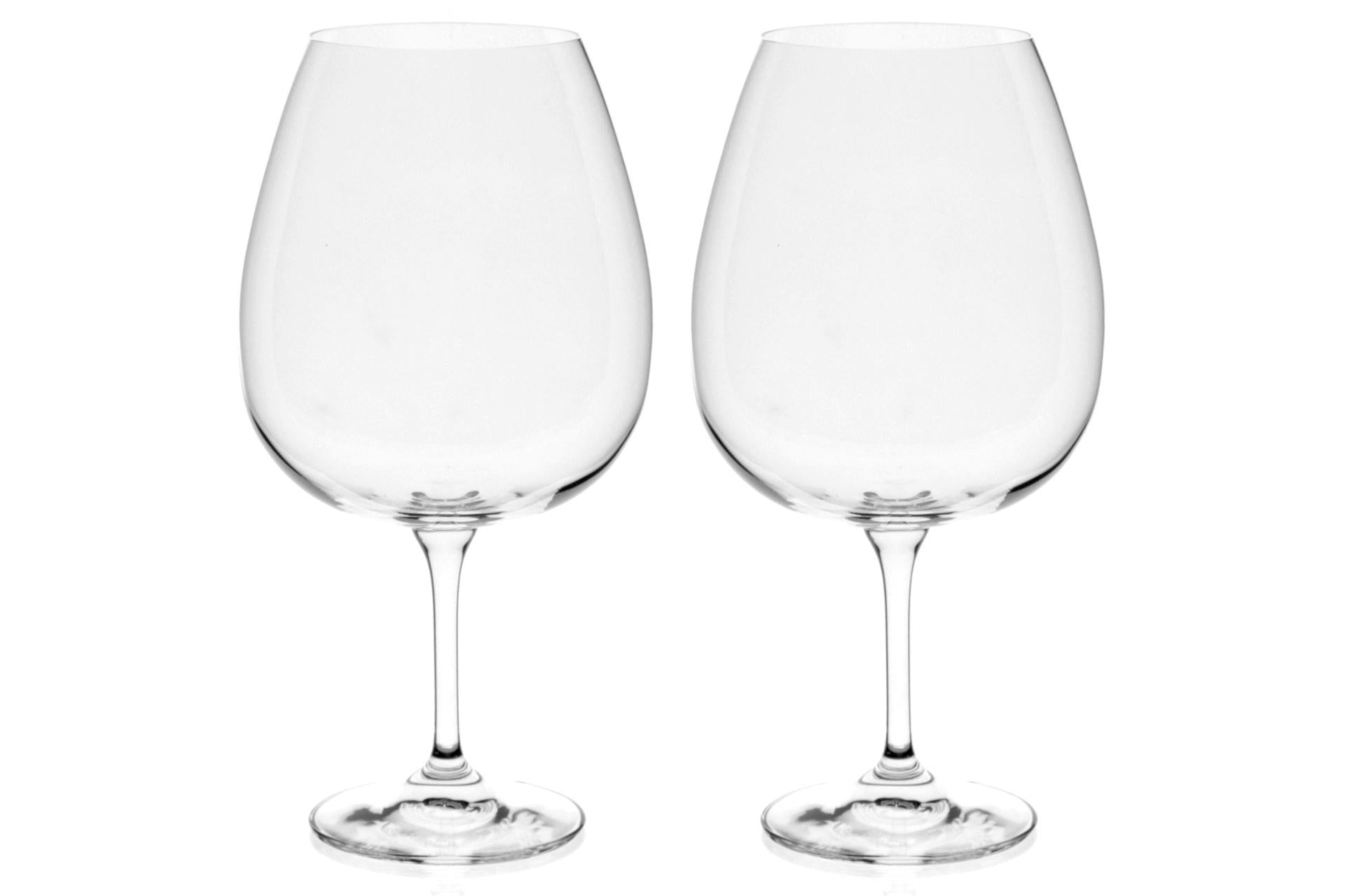 RCR Cristalleria Italiana Magnum Set 2 Calici Vino Bianco 1.6 L - H.26 cm In Vetro Luxion - Set 2 Pz