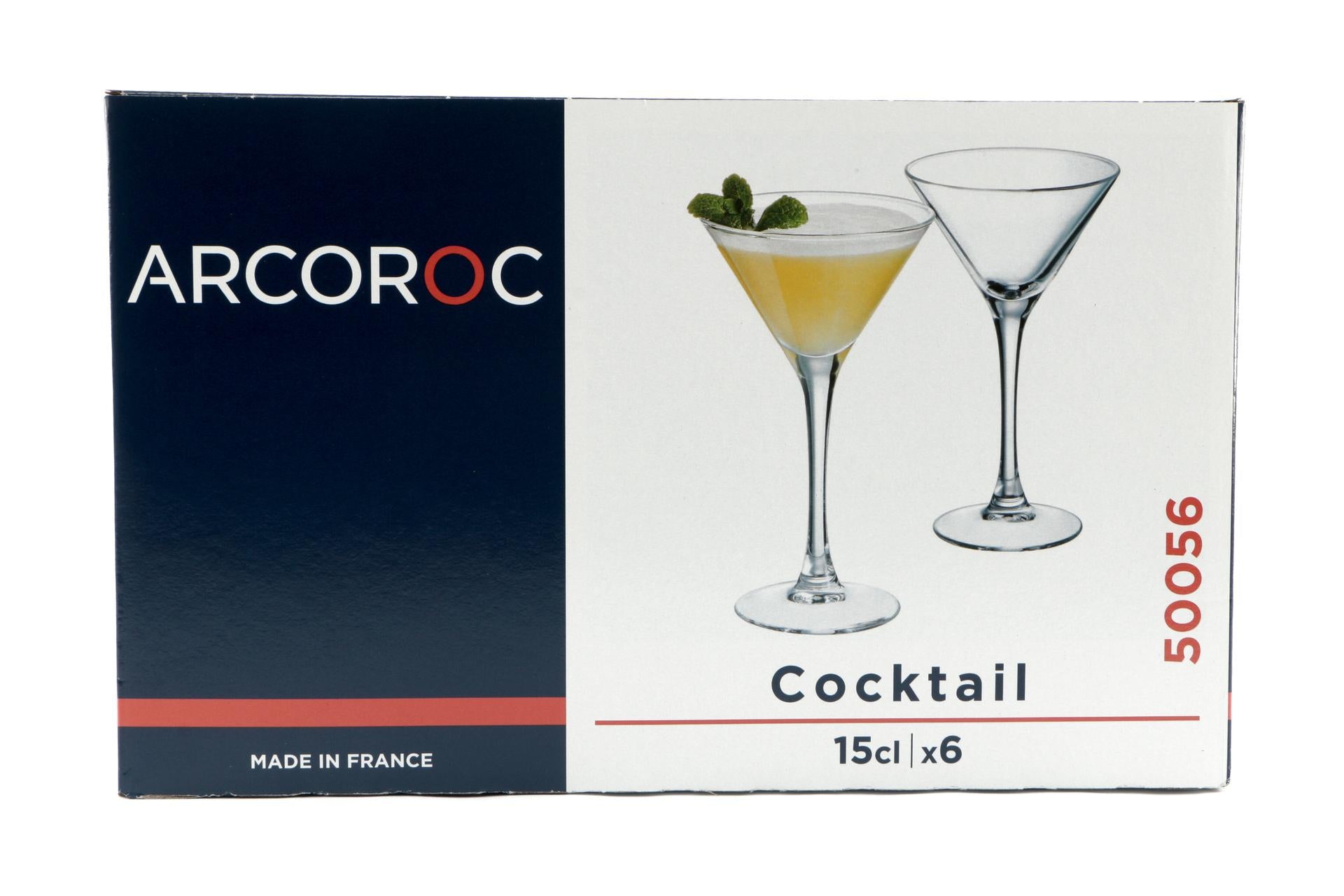 Arcoroc Coppa Martini 15 cl - H.165 mm Ø95 mm In Vetro - Set 6 Pz 4