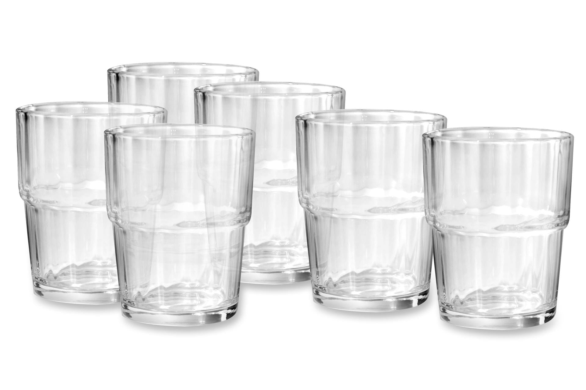 Arcoroc Norvege Set 24 Bicchieri Bassi 25 cl In Vetro Temperato - Set 24 Pz