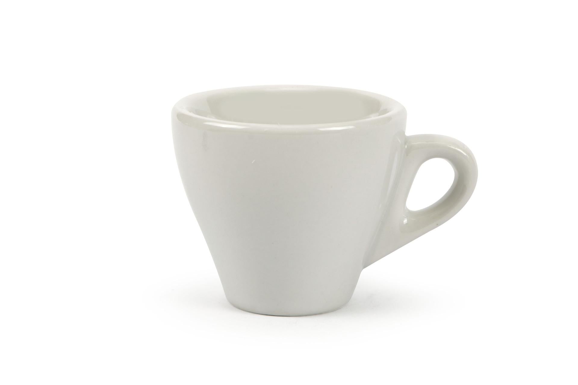 Import Tavola Professional Just White Tazza Caffè Forma Pera 80cc In Porcellana Bianca - Set 6 Pz