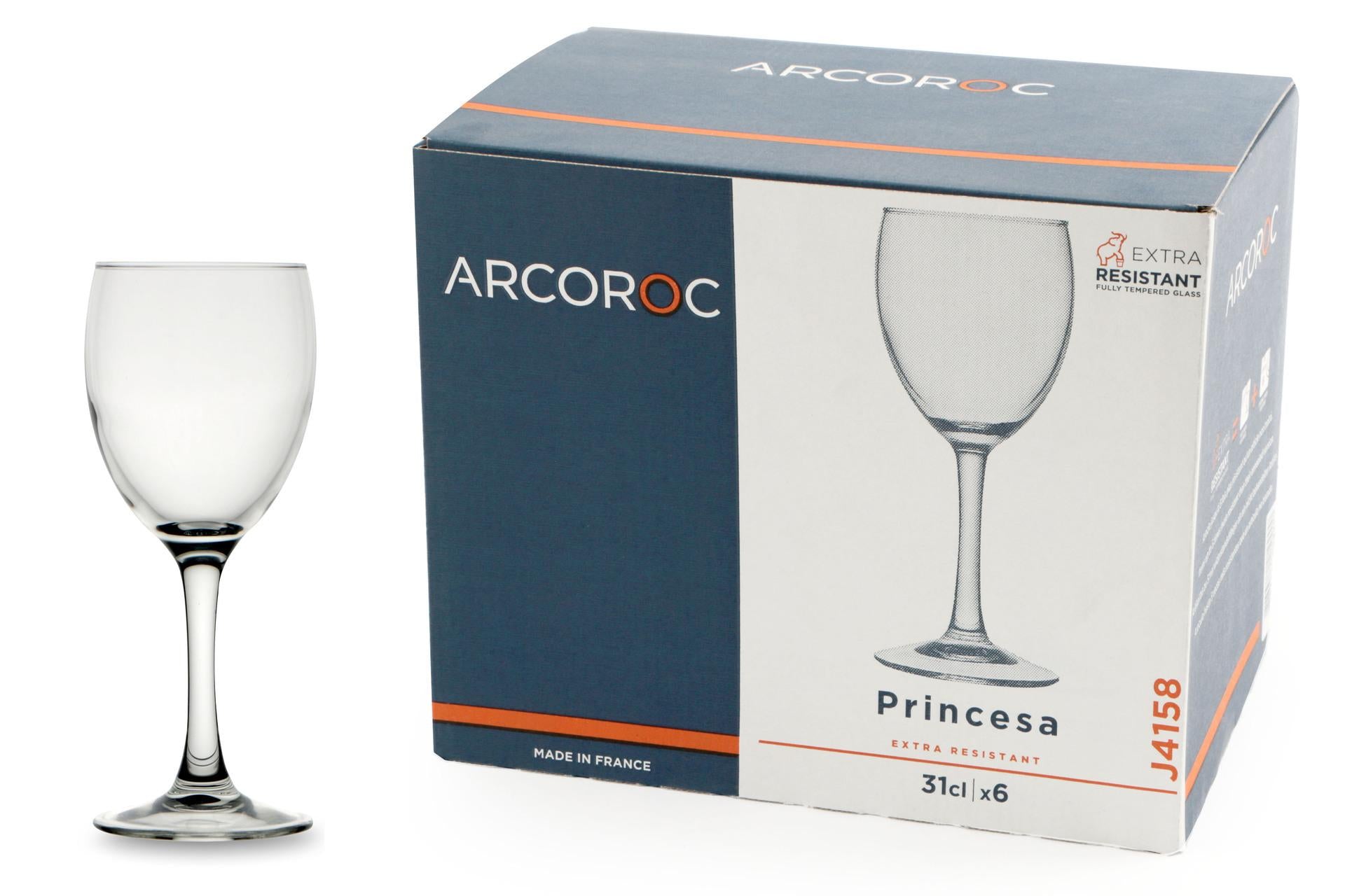 Arcoroc Princesa New Calice Temperato 31 cl - Set 6 Pz