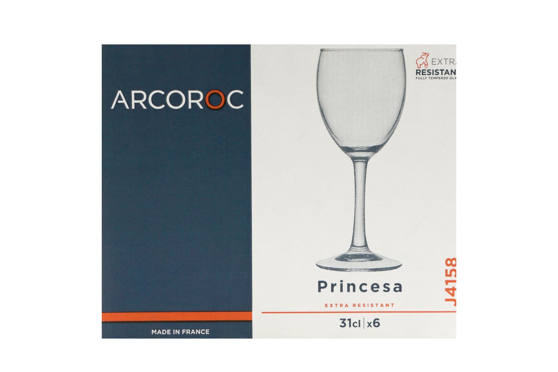 Arcoroc Princesa New Calice Temperato 31 cl - Set 6 Pz 6