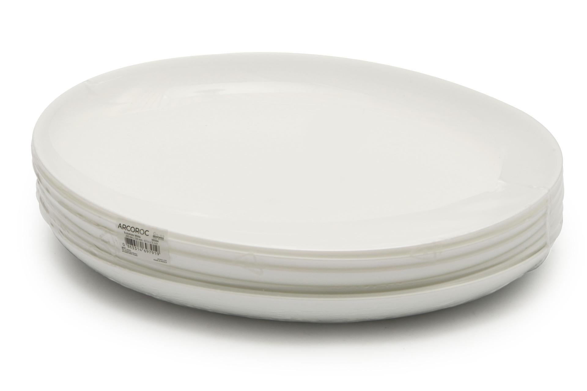Arcoroc Evolution Piatto Ovale BBQ 33 x 25 cm In Opale Bianco - Set 6 Pz 3