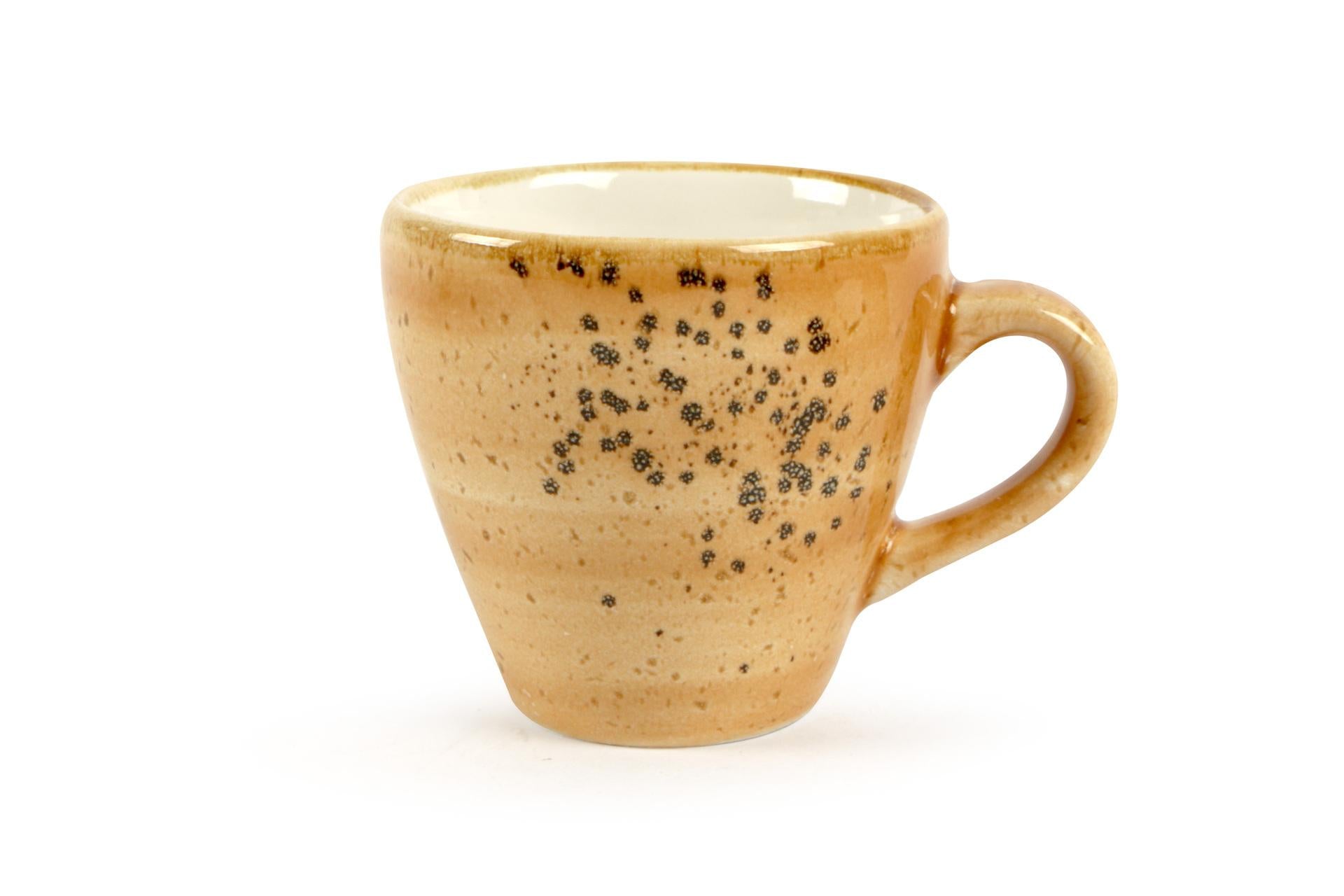 Pt Sango Ceramics Java Sunrise Yellow Tazza Caffè 8 cl - Set 12 Pz