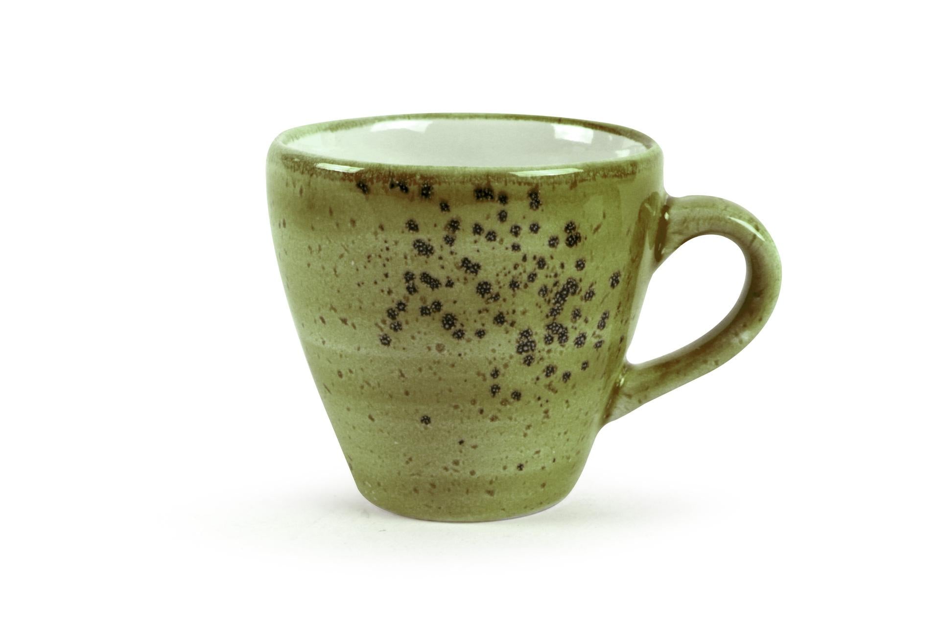 Pt Sango Ceramics Java Meadow Green Tazza Caffè 8 cl - Set 12 Pz