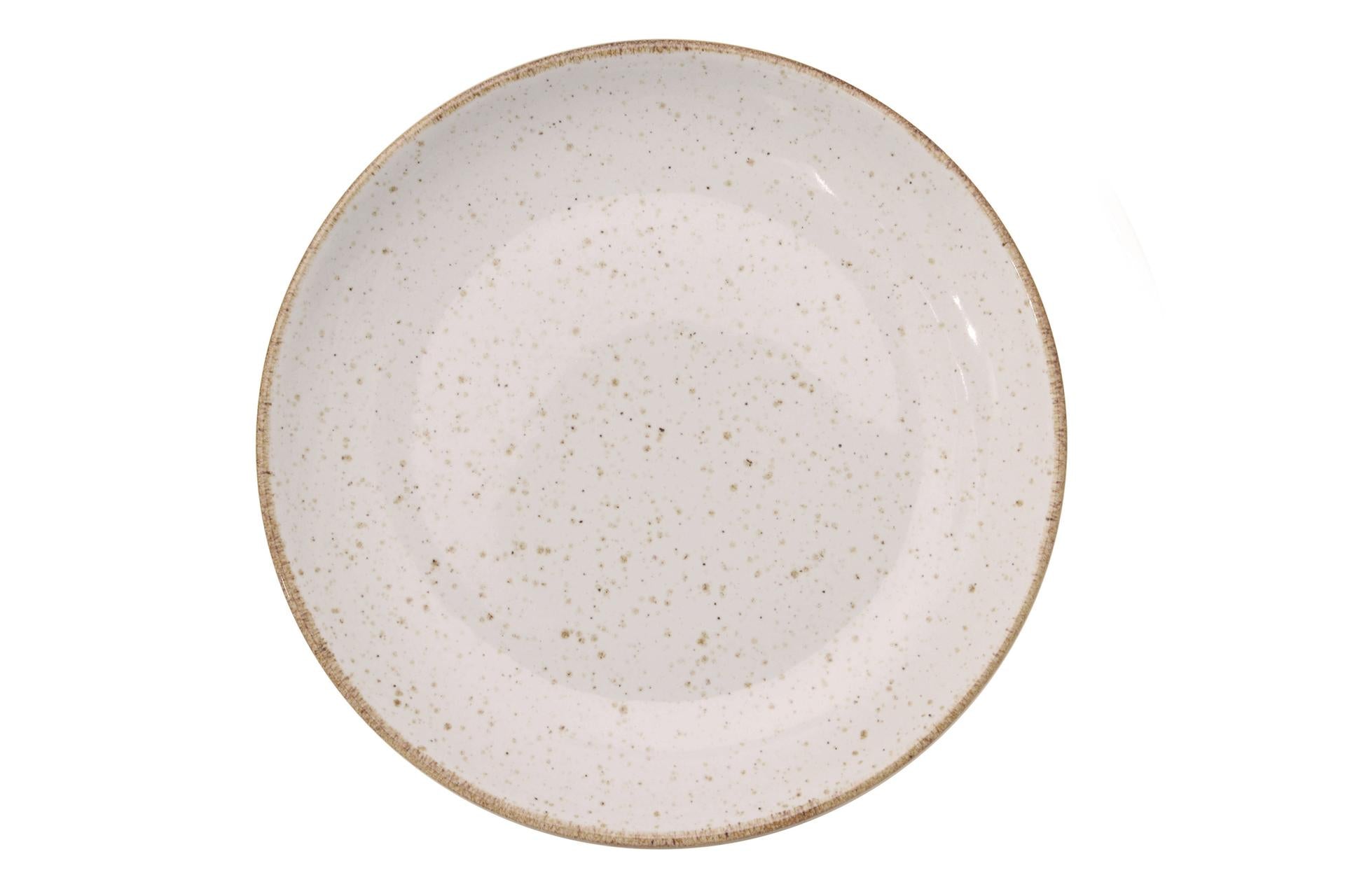 Pt Sango Ceramics Java Barley Cream Piatto Coupe Ø32 cm - Set 6 Pz