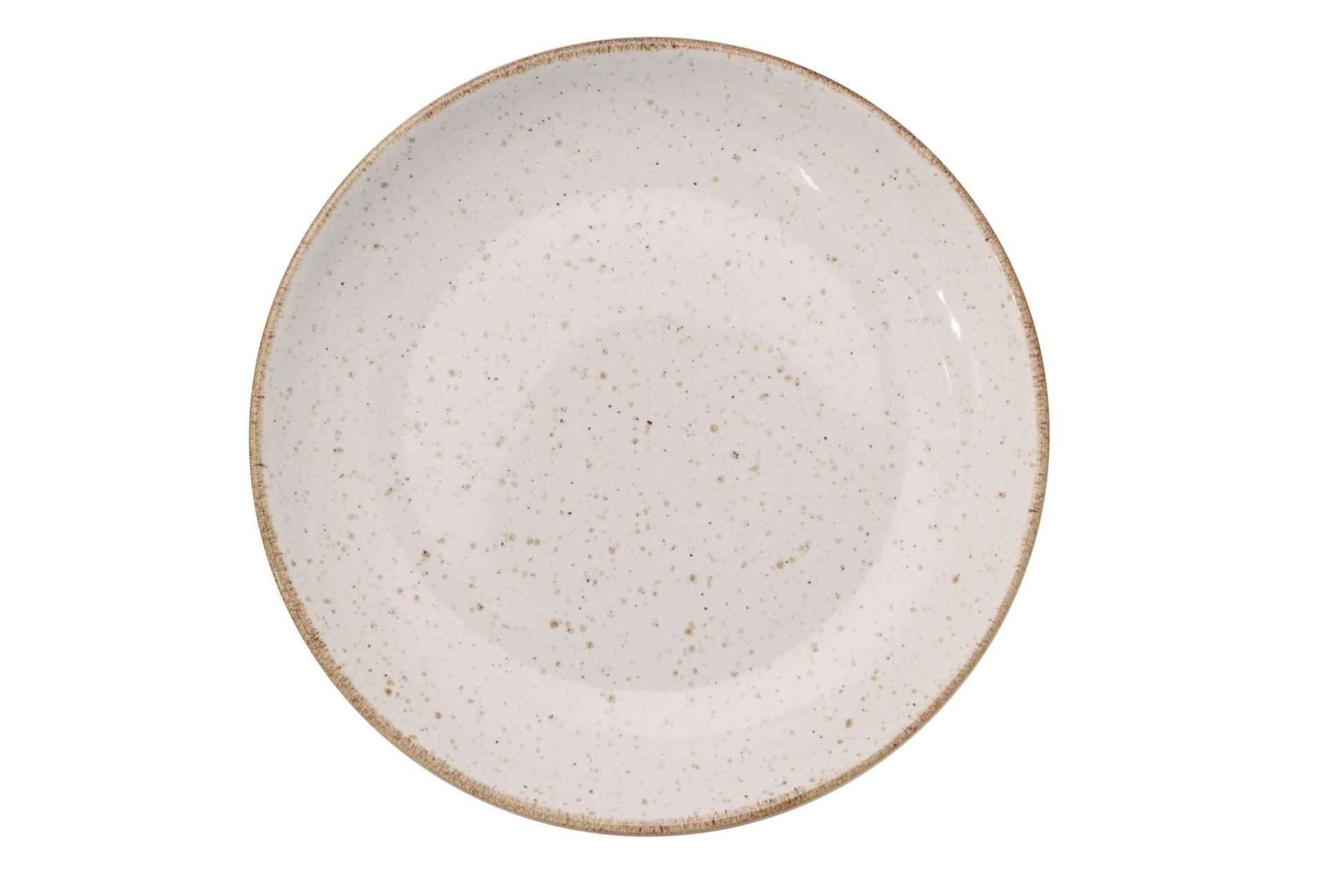 Pt Sango Ceramics Java Barley Cream Piatto Coupe Ø27 cm - Set 6 Pz