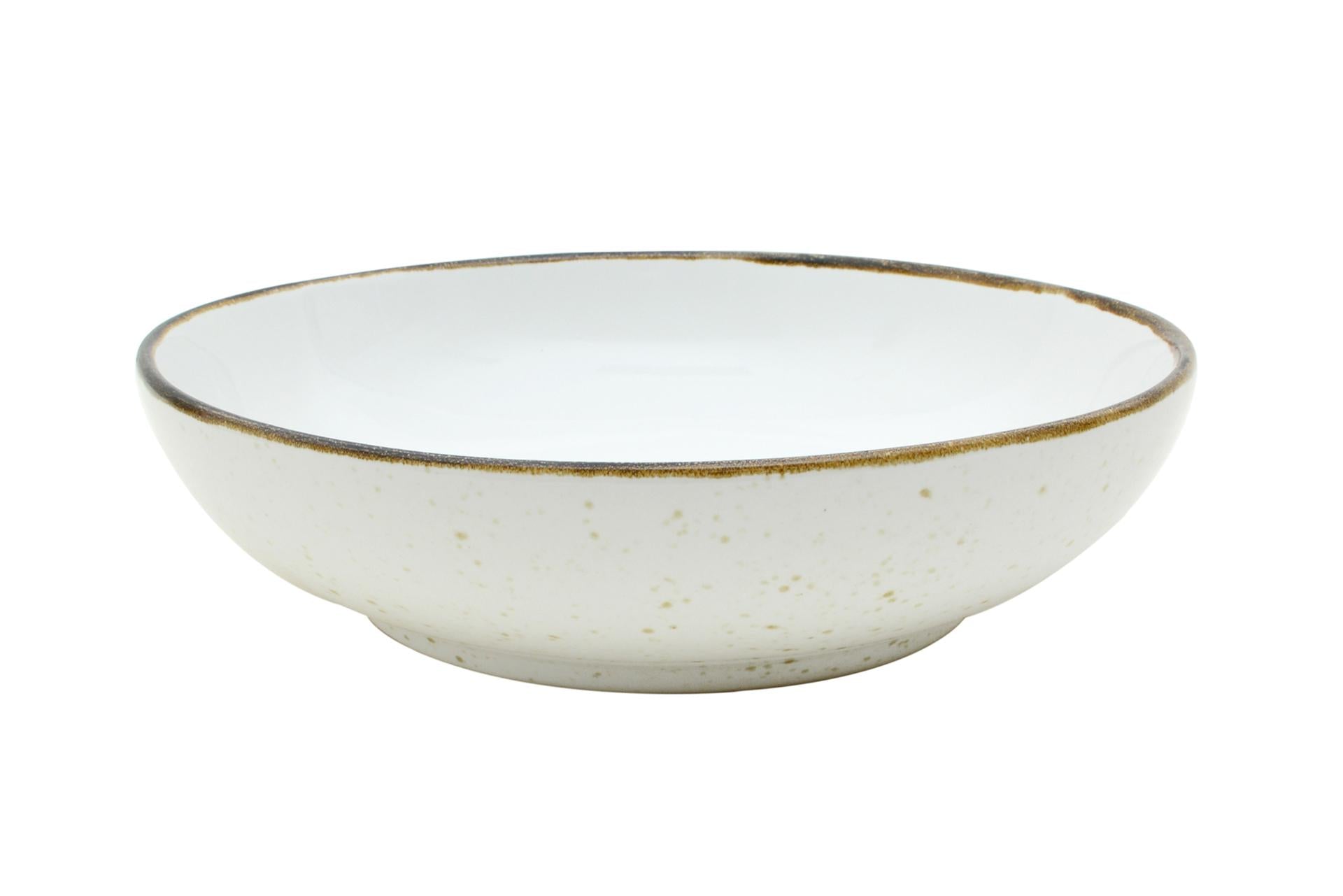 Pt Sango Ceramics Java Barley Cream Piatto Fondo Coupe-Insalatiera Ø23 cm - Set 6 Pz