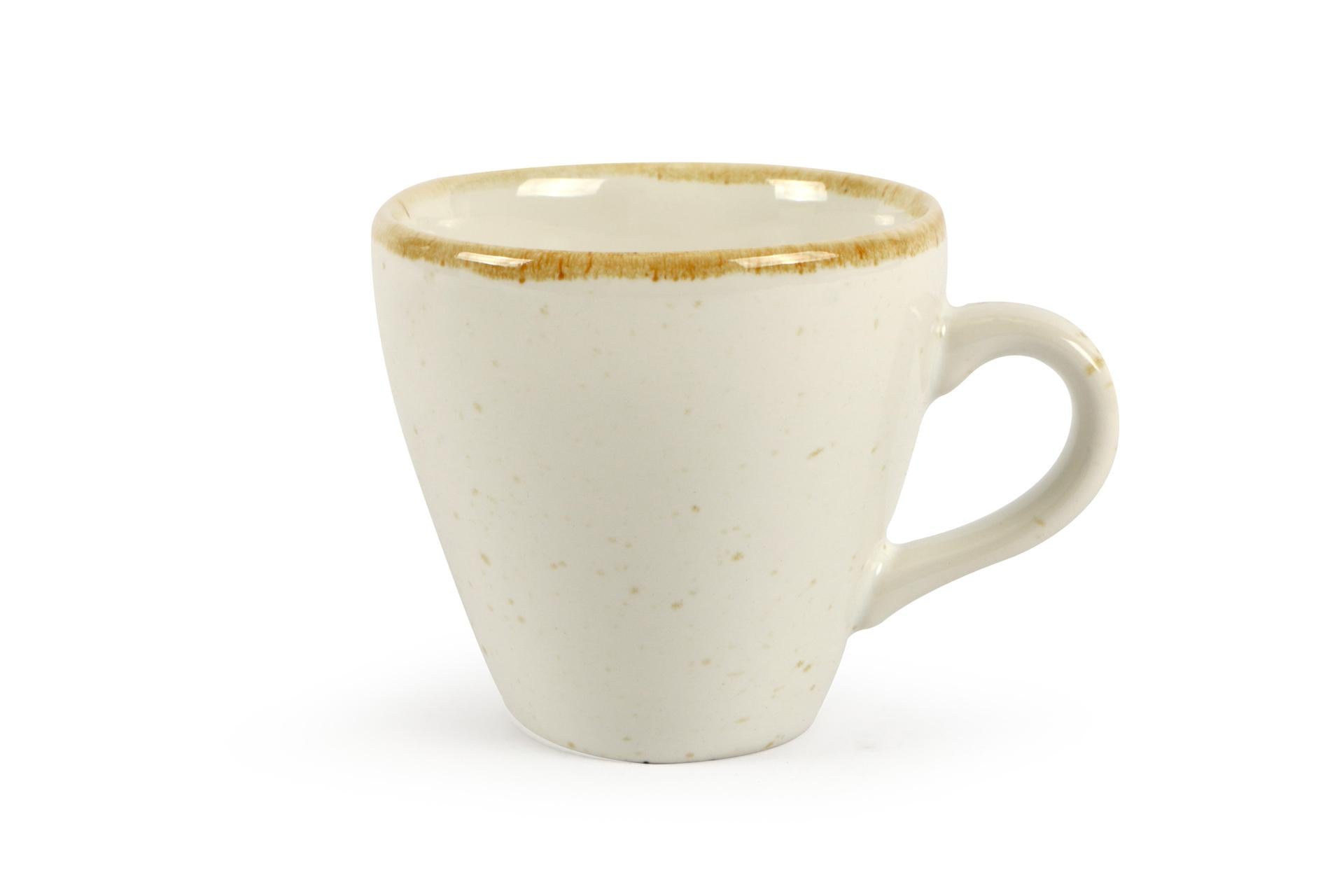 Pt Sango Ceramics Java Barley Cream Tazza Caffè Cl.8 - Set 12 Pz