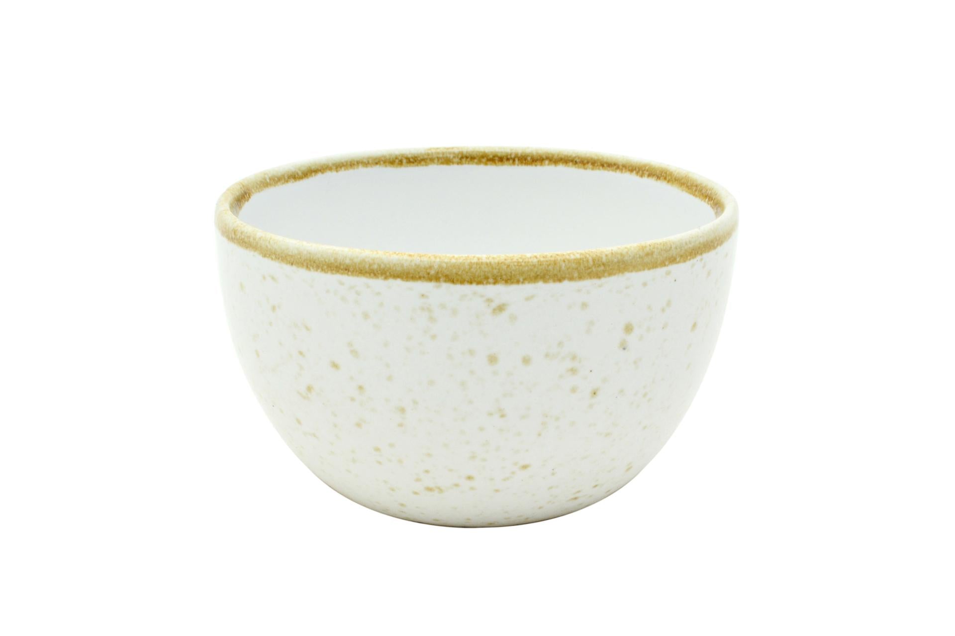 Pt Sango Ceramics Java Barley Cream Coppetta Ø10 cm - In Ceramica - Set 6 Pz