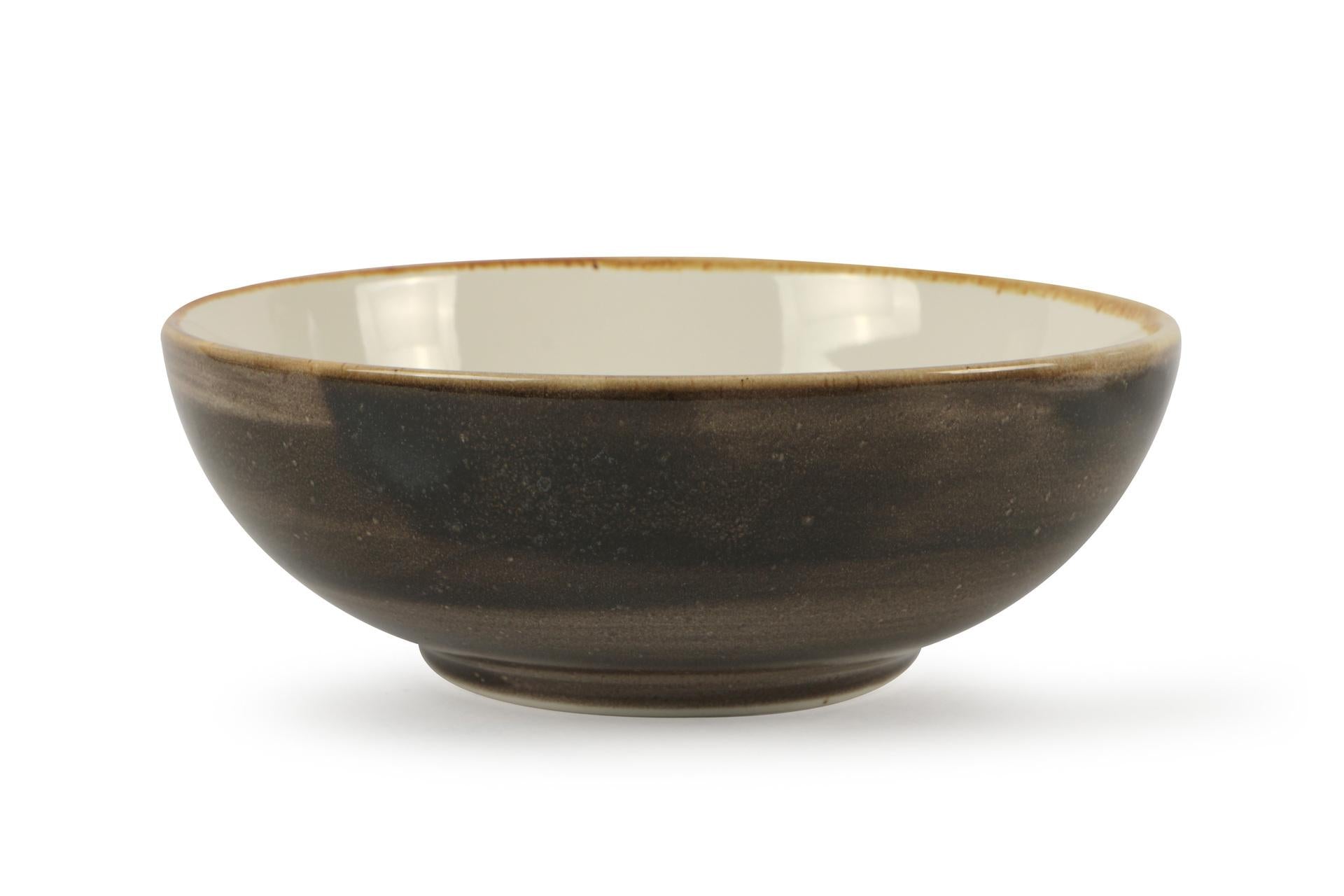 Pt Sango Ceramics Java Woodland Insalatiera Ø17 cm - Colore Brown - Set 6 Pz