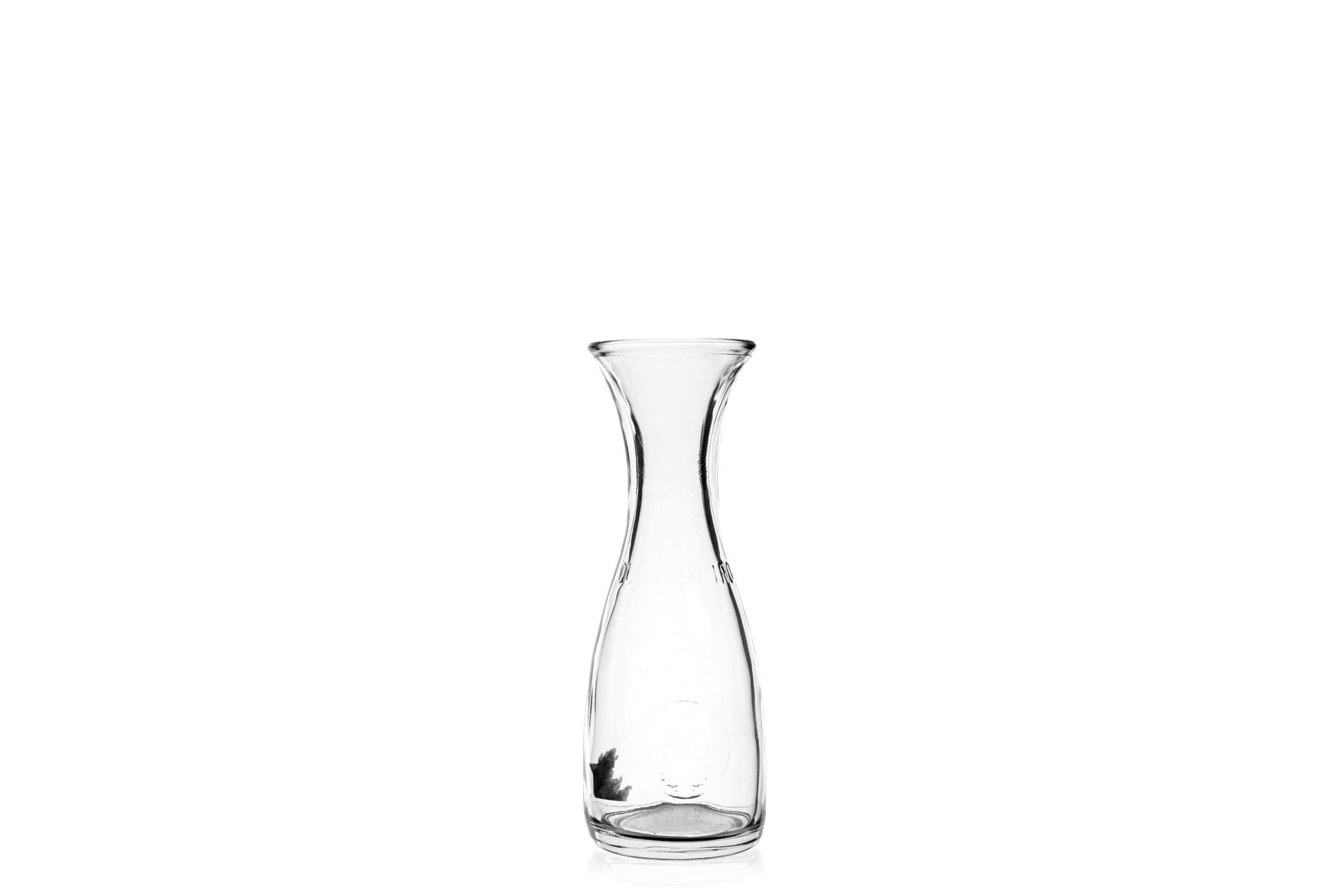 Bormioli Rocco Caraffa Vetro Bollata 0,25 L - H 190,2 mm Ø 68,5 mm Con Misura In Centilitri - Set 12 Pz