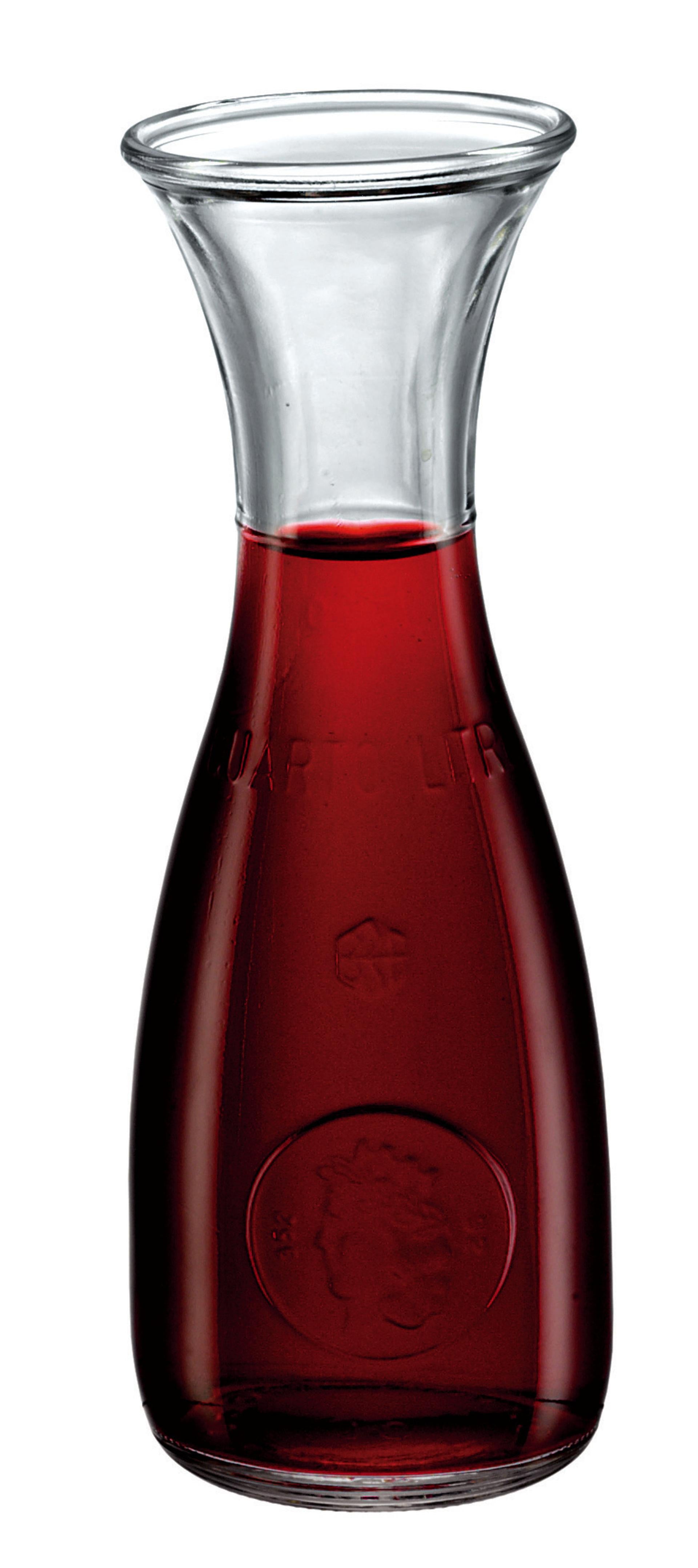 Bormioli Rocco Caraffa Vetro Bollata 0,5 L - H.234,7 mm x Ш 84 mm Con Misura In Centilitri - Set 12 Pz