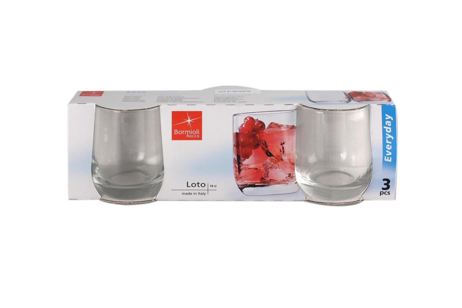 Bormioli Rocco Loto Set 30 Bicchieri Vino 20 cl - Set 30 Pz 6