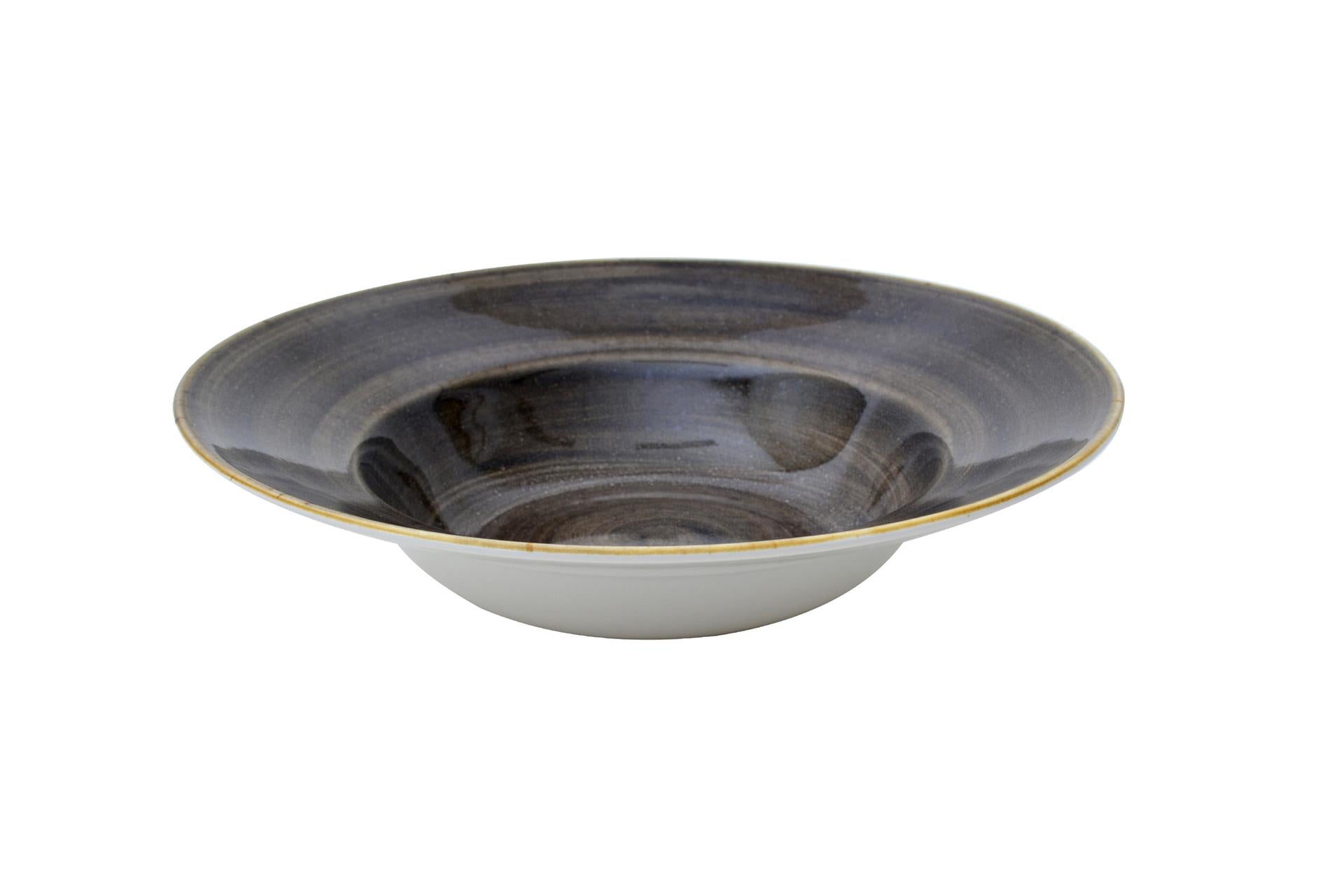 Pt Sango Ceramics Java Woodland Brown Pasta Bowl Ø25 cm - Interno Ø16 cm - Set 6 Pz