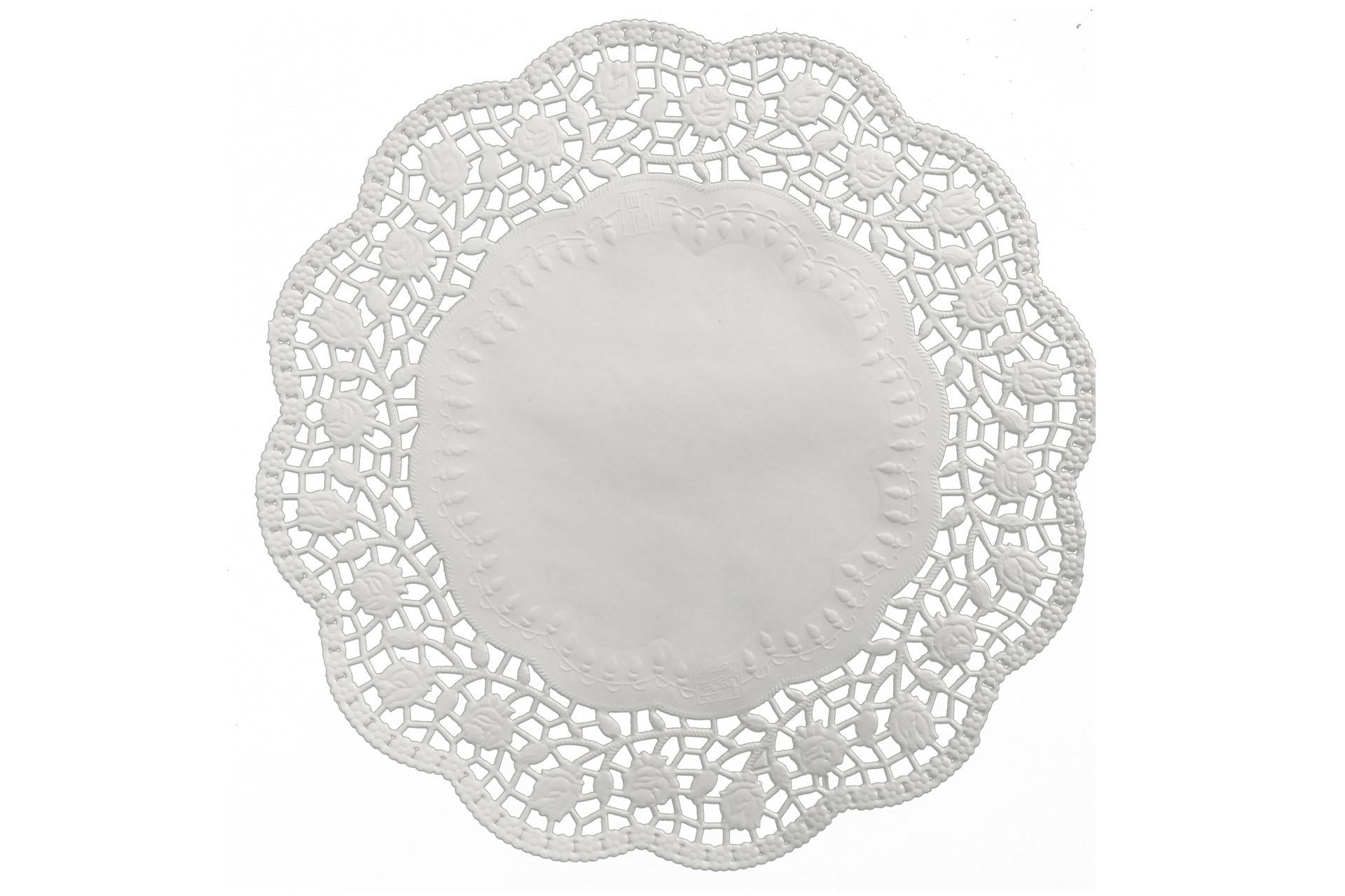 Thermohauser Pizzi Sottotorta Tondi Ø10 cm - Confezione da 250 Pezzi In Carta Assorbente Bianca Per Uso Alimentare - Set 250 Pz