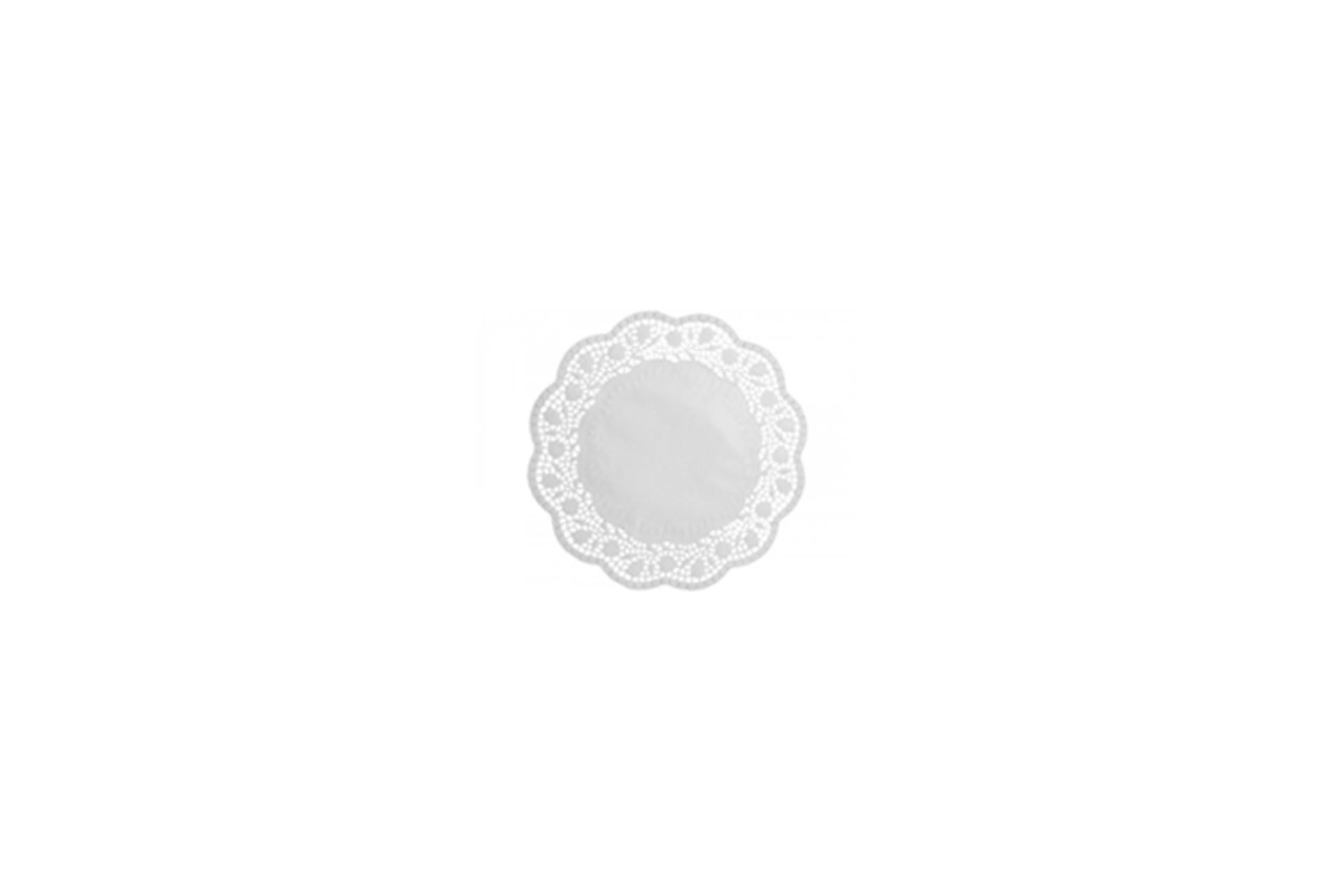 Thermohauser Pizzi Sottotorta Tondi Ø14 cm - Confezione da 250 Pezzi In Carta Assorbente Bianca Per Uso Alimentare - Set 250 Pz