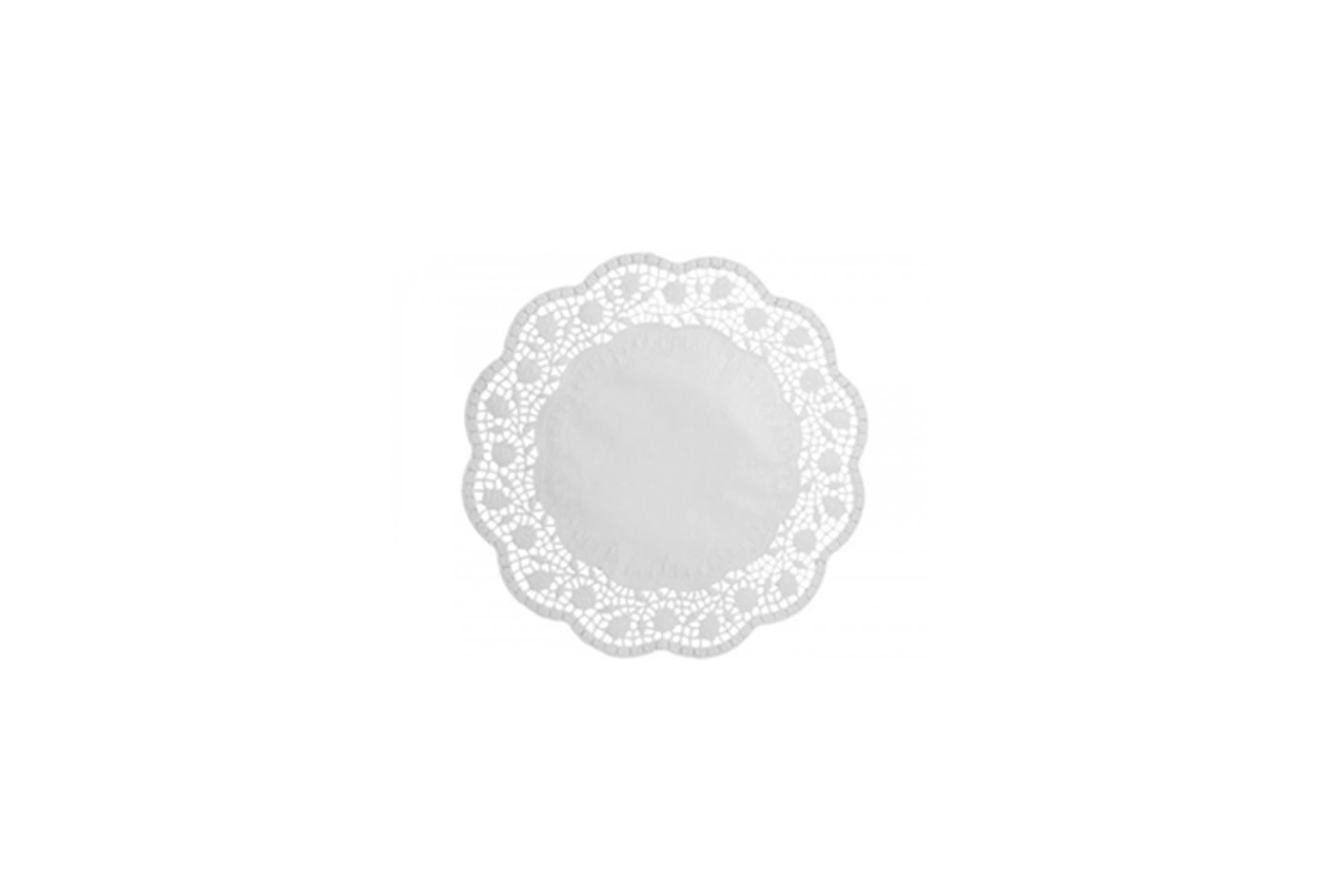 Thermohauser Pizzi Sottotorta Tondi Ø22 cm - Confezione da 250 Pezzi In Carta Assorbente Bianca Per Uso Alimentare - Set 250 Pz